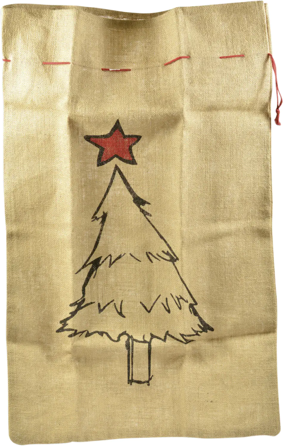 Riffelmacher Nikolaussack mit Baummotiv 50 x 80 cm