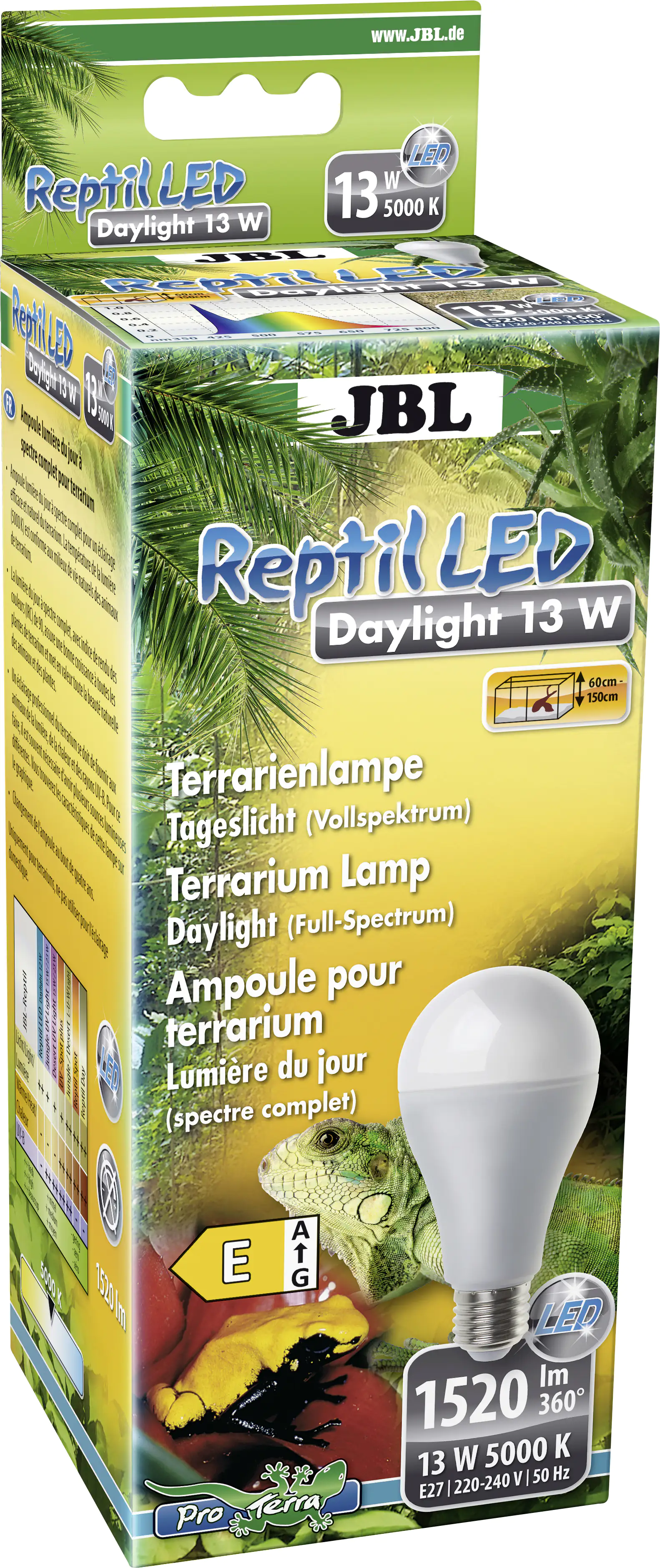 JBL Reptil Tageslichtlampe mit Vollspektrum 13W