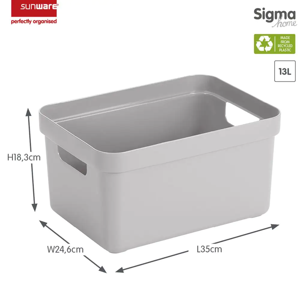 Sunware Aufbewahrungsbox Sigma Home 13 L hellgrau Sunware Aufbewahrungsbox Sigma Home 13 L hellgrau