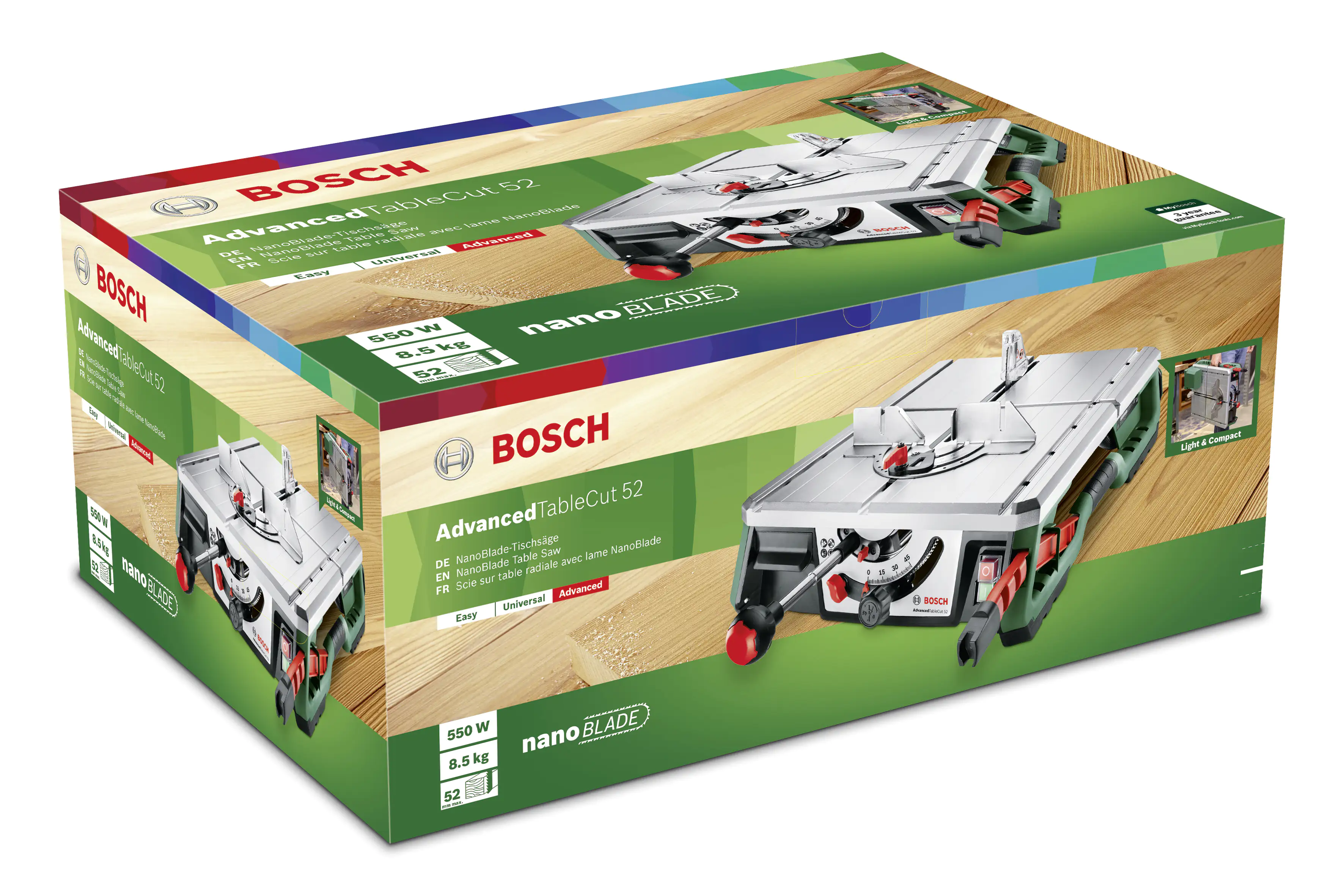 Bosch Tischsäge AdvancedTableCut 52 550 Watt Bosch Tischsäge AdvancedTableCut 52 550 Watt
