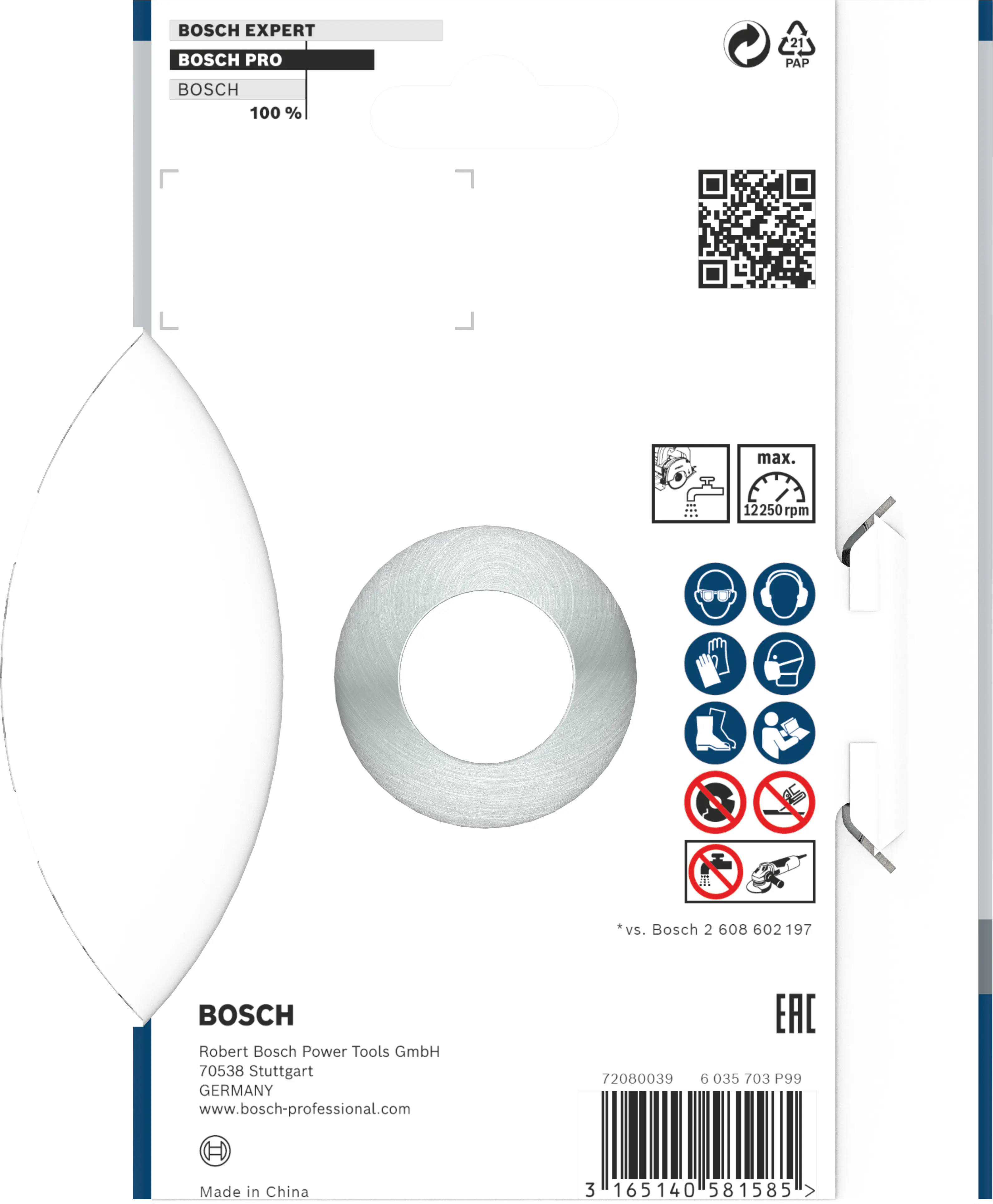 Bosch PRO Concrete Diamanttrennscheibe, 125 x 22,23 mm Bosch PRO Concrete Diamanttrennscheibe, 125 x 22,23 mm
