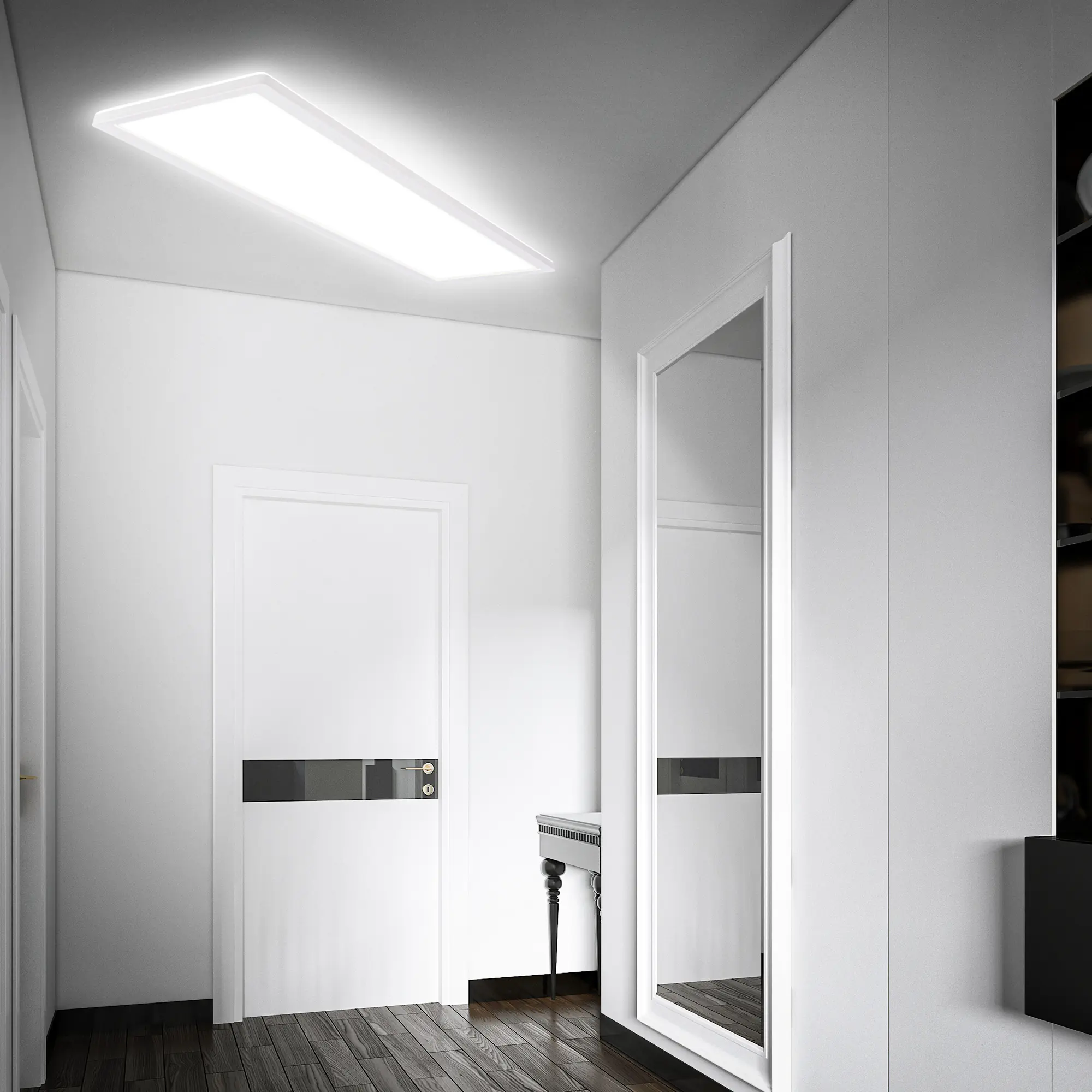 Briloner LED Deckenlampe Move 36W 98x20x3 cm weiß Bewegungssensor neutralweiß Briloner LED Deckenlampe Move 36W 98x20x3 cm weiß Bewegungssensor neutralweiß