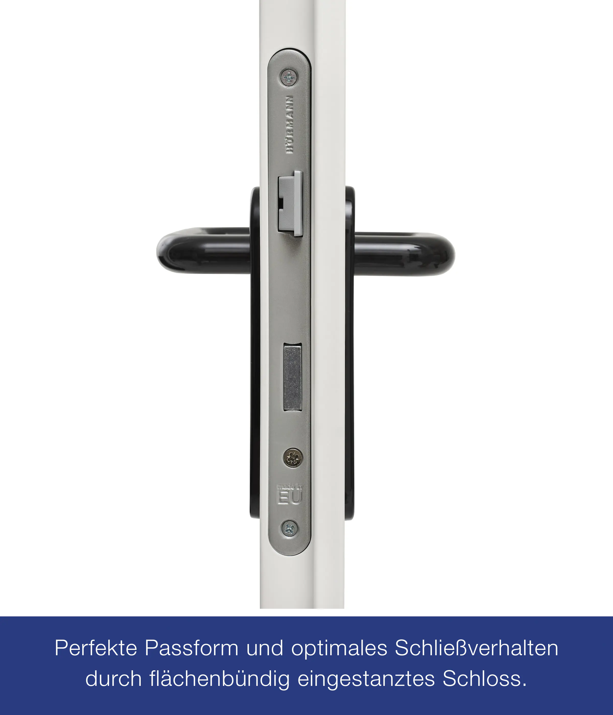Hörmann Innentür ZK mit Lichtausschnitt inkl. Drückergarnitur verkehrsweiß 87,5 x 200 cm DIN rechts