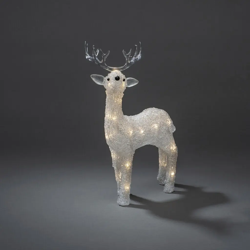 Konstsmide LED Acryl Rentier 24 warm weiße Dioden