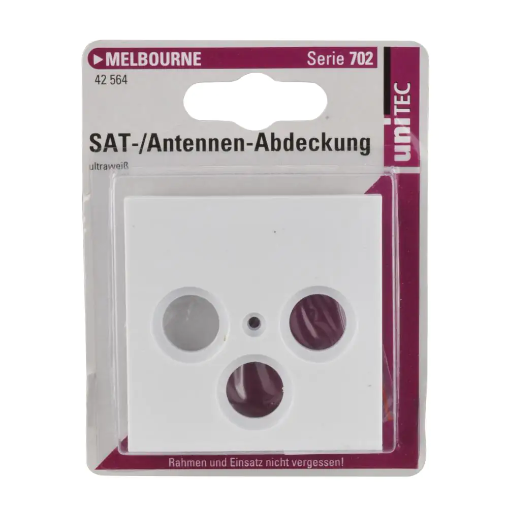 Unitec SAT- Antennenabdeckung Melbourne S702 ultraweiß