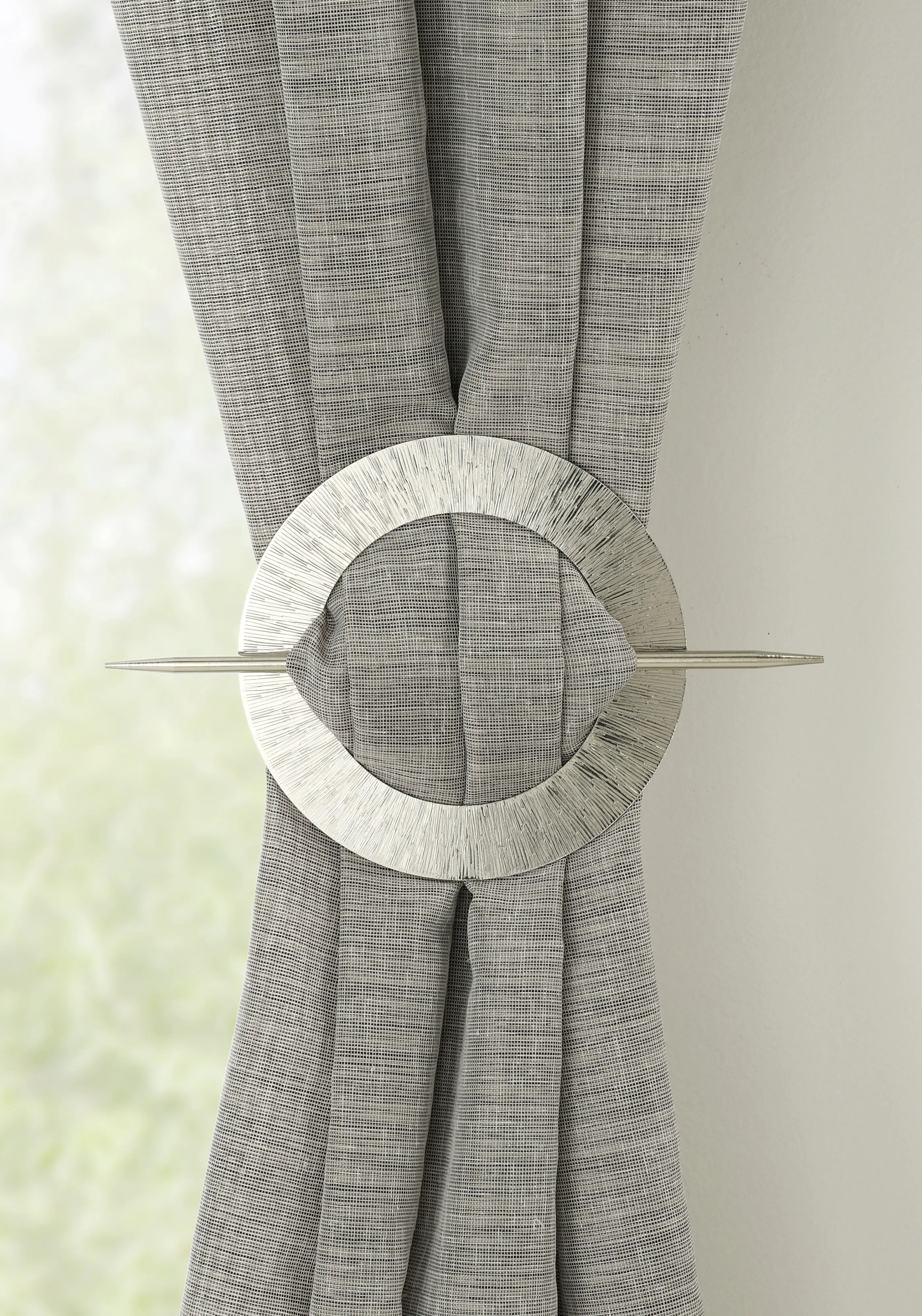 Gardinia Dekospange Mars edelstahl-optik Ø 14,5 cm Gardinia Dekospange Mars edelstahl-optik Ø 14,5 cm