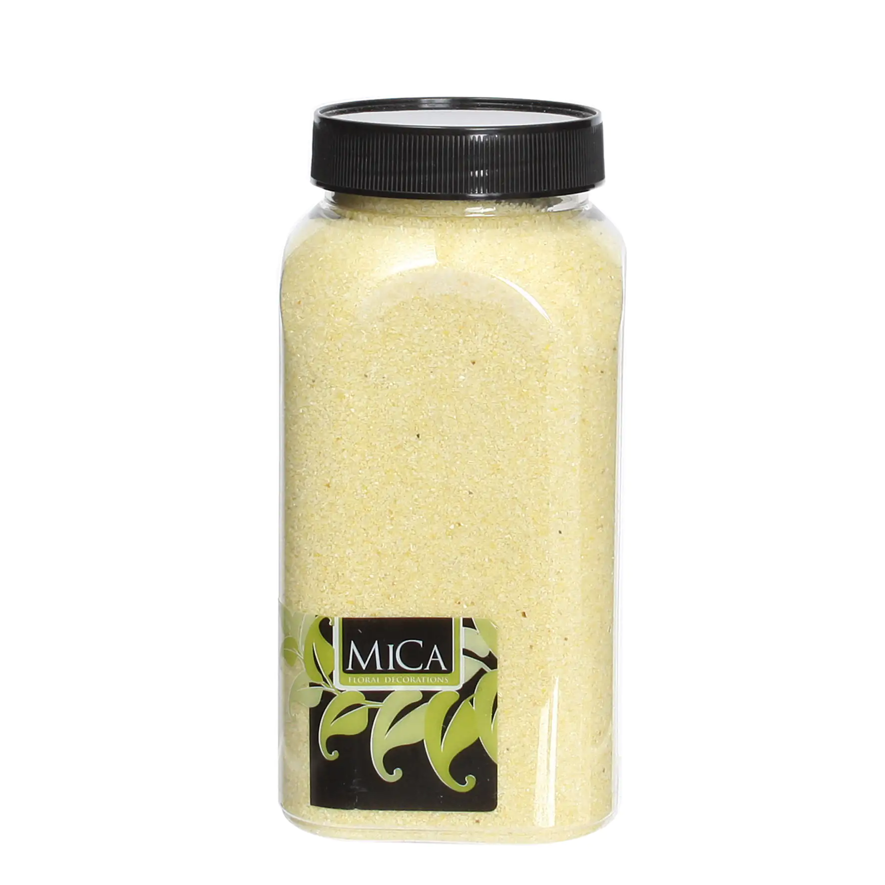 Mica Decorations Dekoration Sand hellgelb 650 ml 1 kg