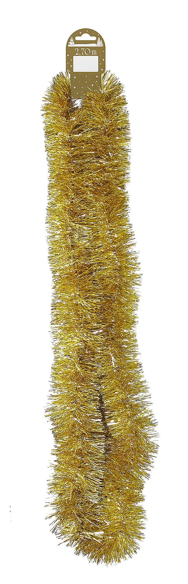 Girlande Kunststoff 270 cm gold