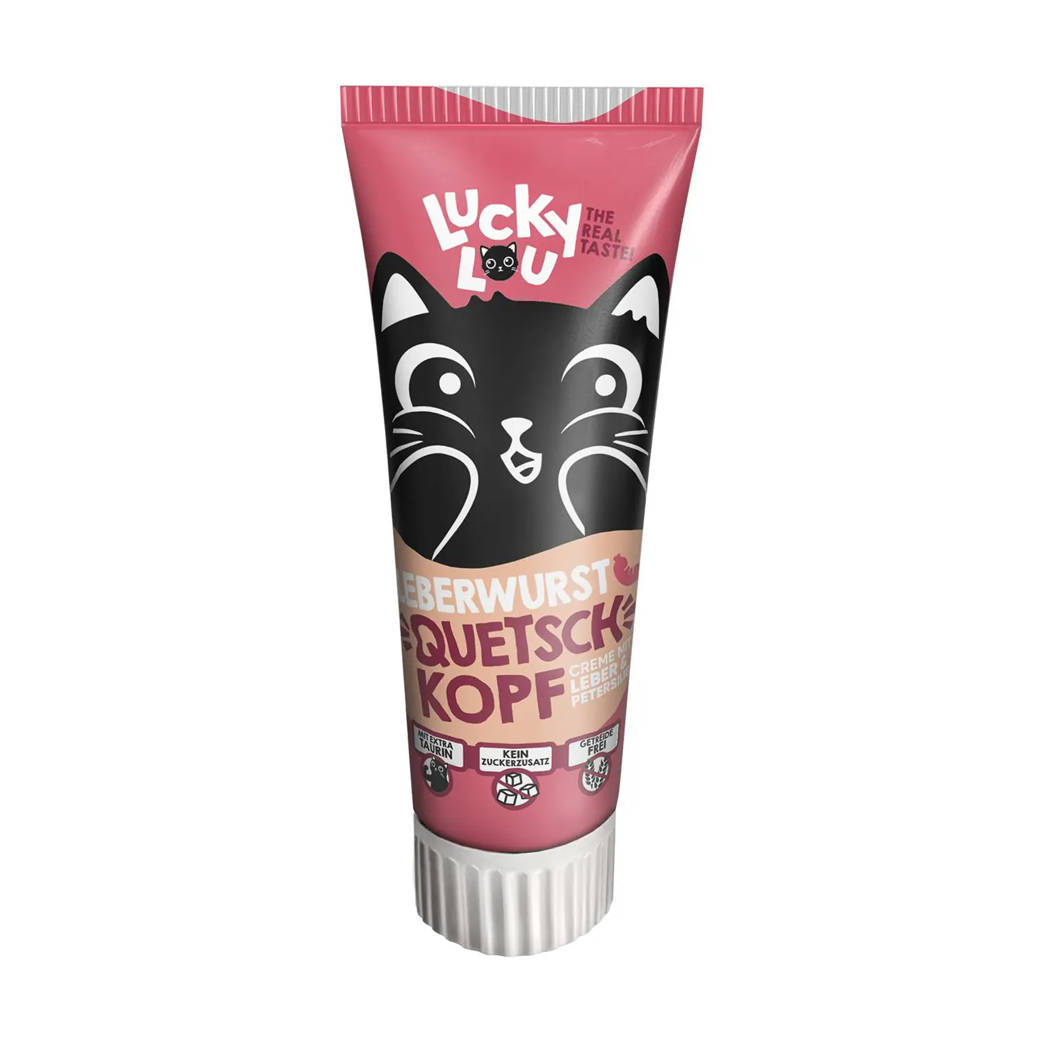 Lucky Lou Quetschkopf Katzensnack getreidefrei 75 g Leberwurst