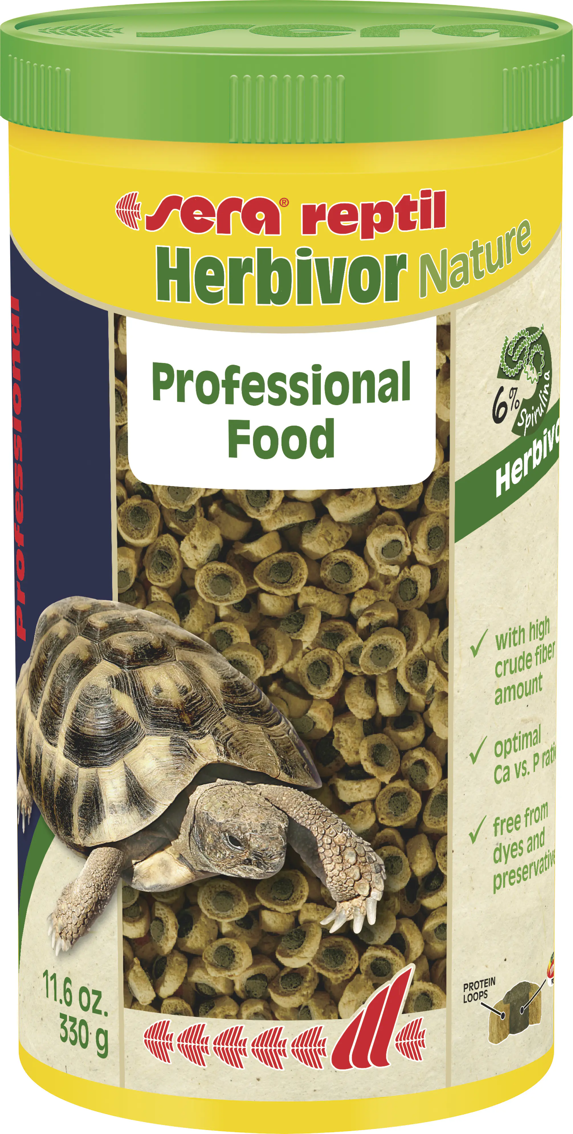 Sera Schildkrötenfutter Tortoise Adult Herbivore Duo Pellets 1 L 