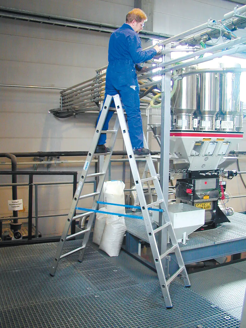 Krause Aluminium-Doppelleiter STABILO 4,10 m