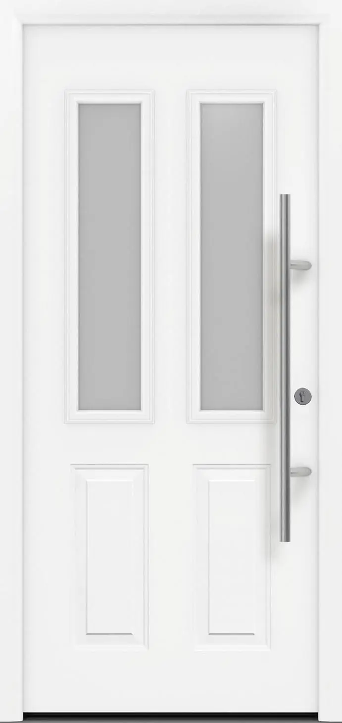 EcoStar Haustür ISOPRO Secur IPS 410S RC2 verkehrsweiß 110 x 210 cm