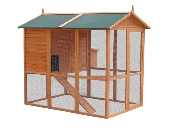 TrendLine Hühnerhaus Wilma XXL 174 x 149 x 160 cm natur
