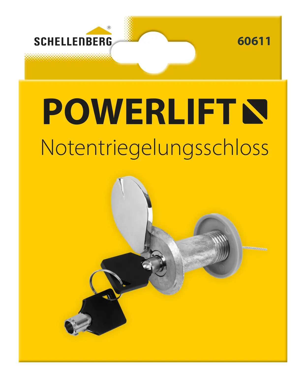 Schellenberg Notentriegelungs-Schloss für Garagentore