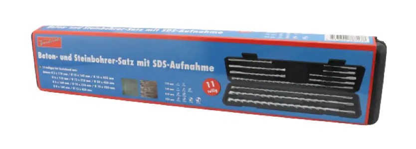 TrendLine SDS-Bohrer-Set für Beton & Stein 11-teilig TrendLine SDS-Bohrer-Set für Beton & Stein 11-teilig