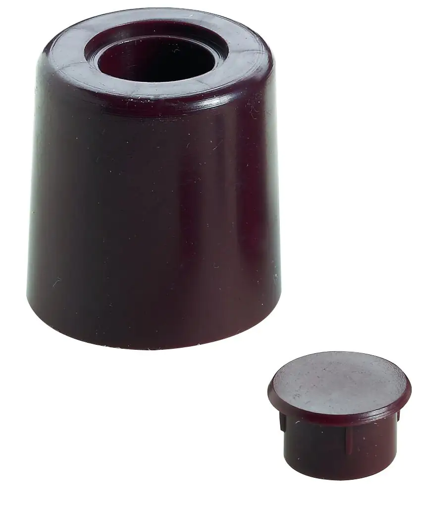 Hettich Türstopper 29,0 x 26,5 mm braun - 2 Stück