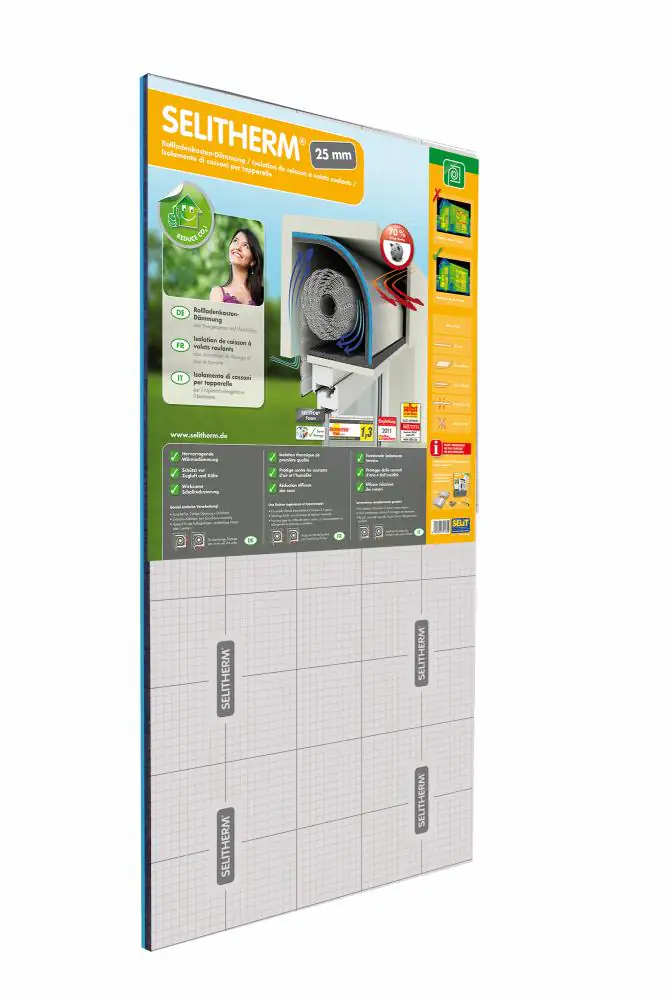 Selitherm Rollladenkasten-Dämmung Set 25 mm Selitherm Rollladenkasten-Dämmung Set 25 mm