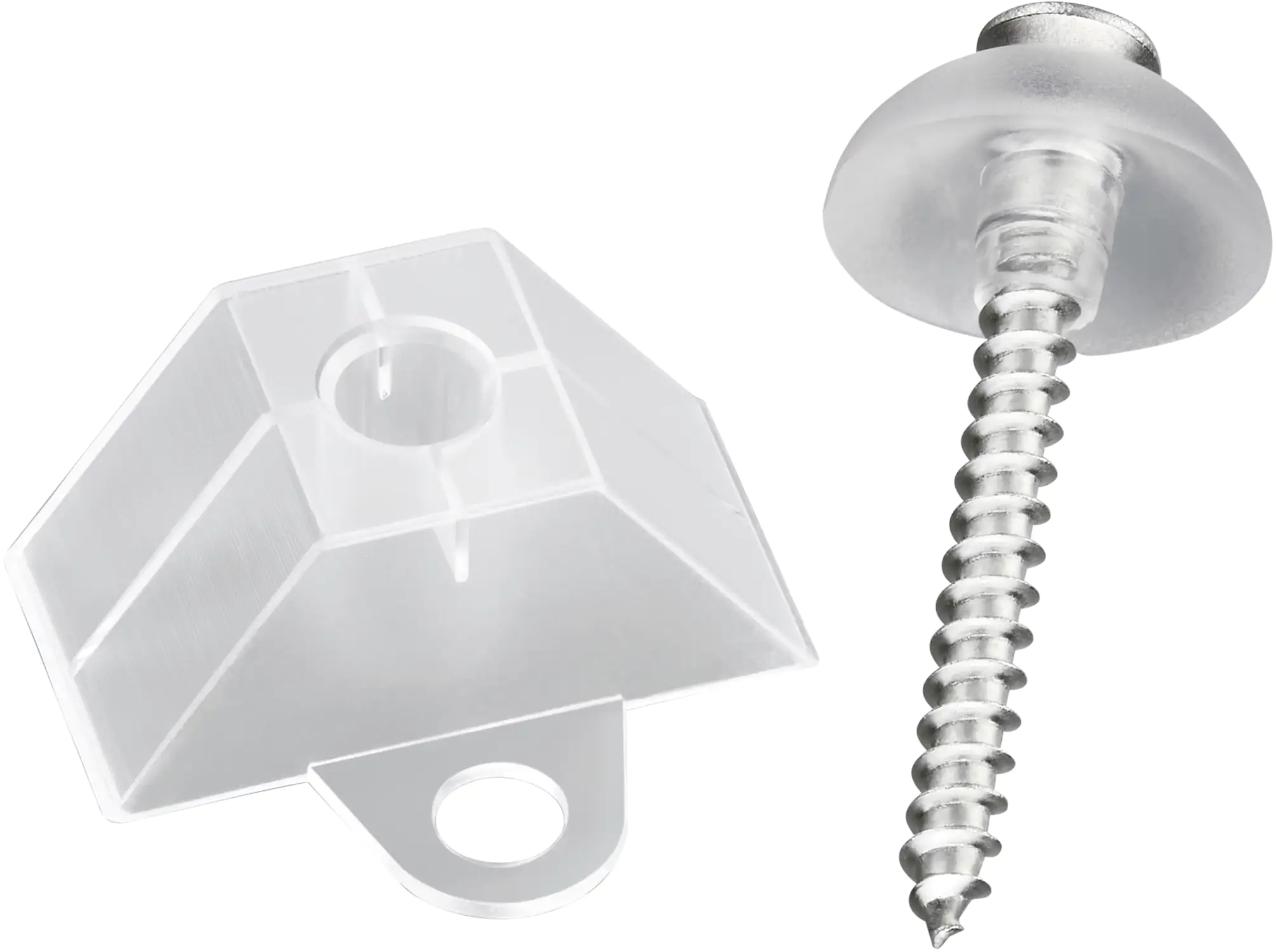 Gutta Abstandshalter Trapez 20 Stk. transparent inkl. Schrauben