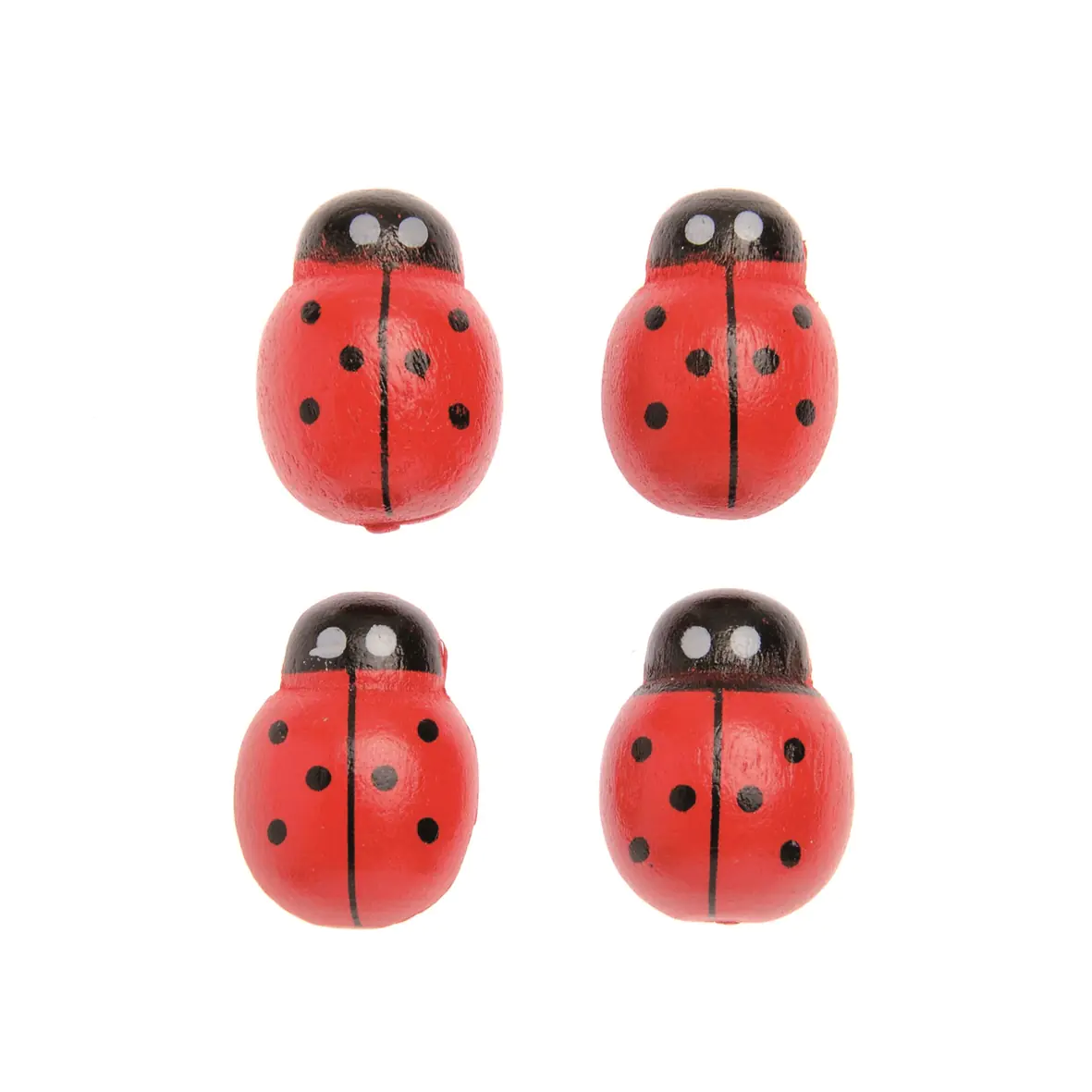 Holzstreuteile Marienkäfer10St