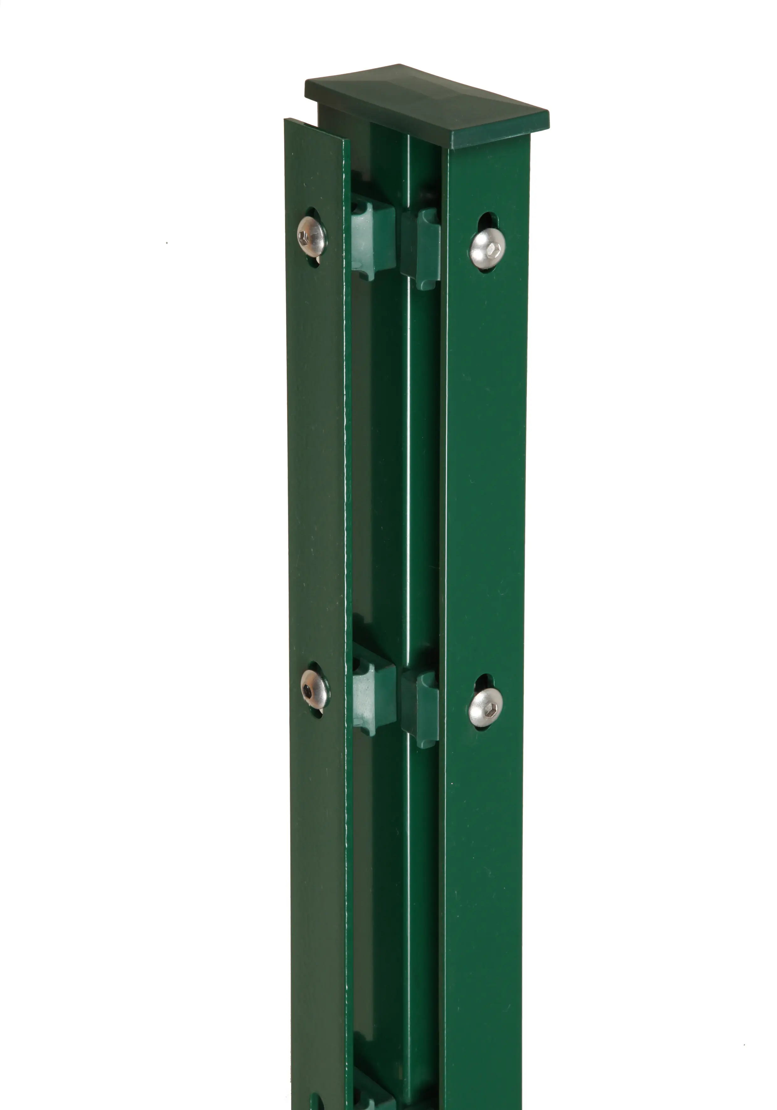 Floraworld Zauneckpfosten Premium 260 x 6 x 4 cm moosgrün