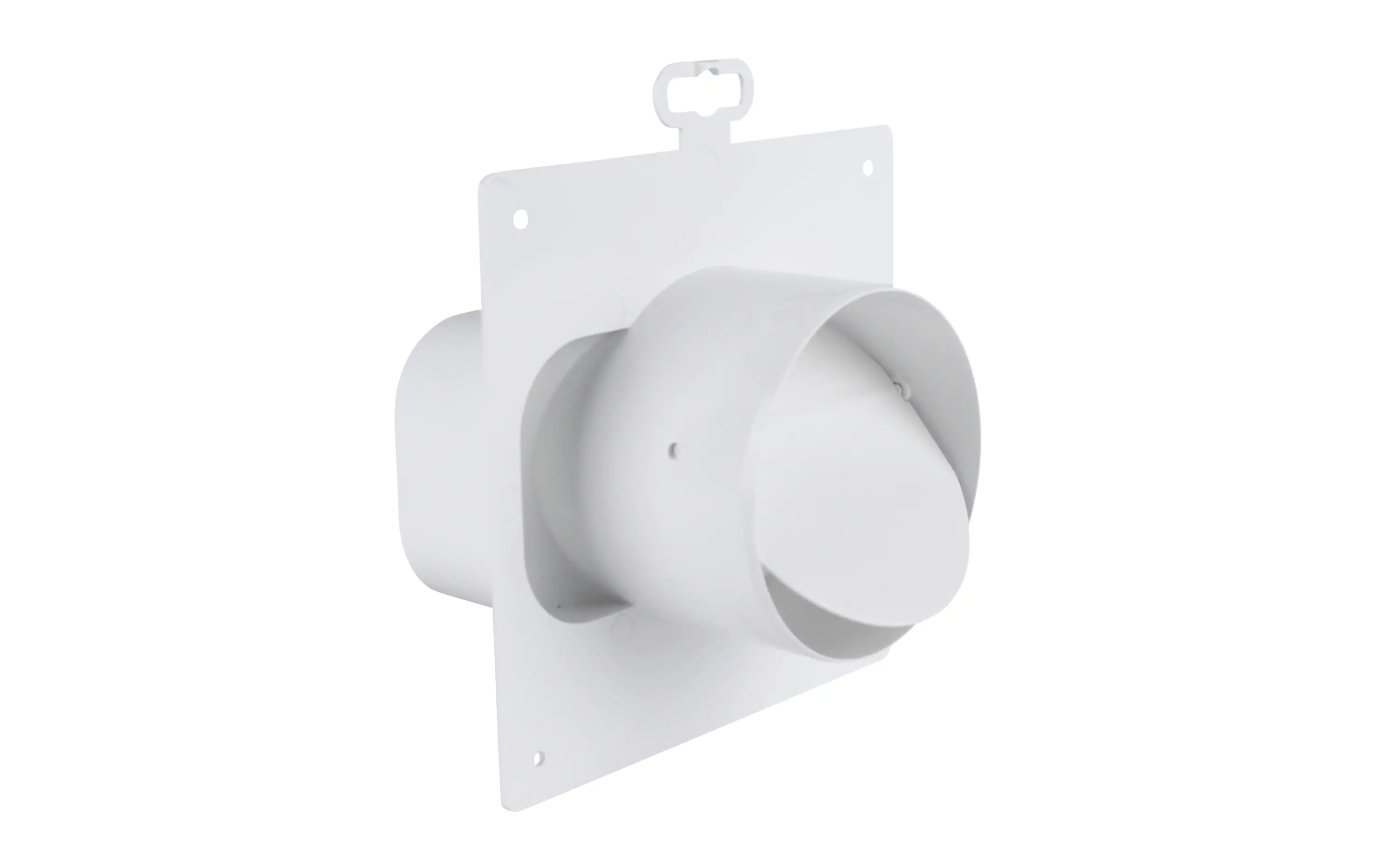 Adapter (rund/eckig) Rohranschluss Ø 100 mm an Flachkanal 125