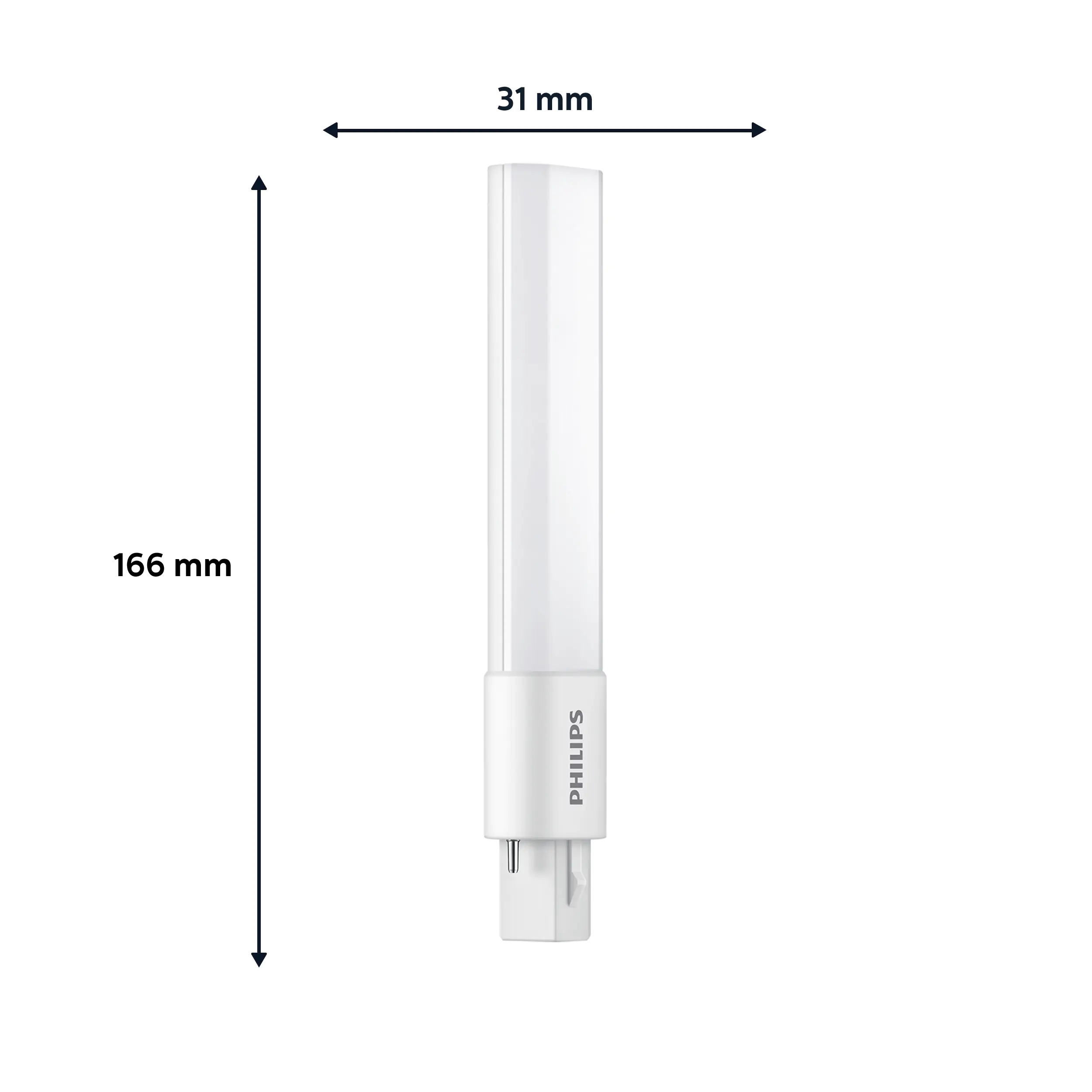 Philips LED-Leuchtmittel CorePro LED PLS 5W 830 2P G23 neutralweiß matt
