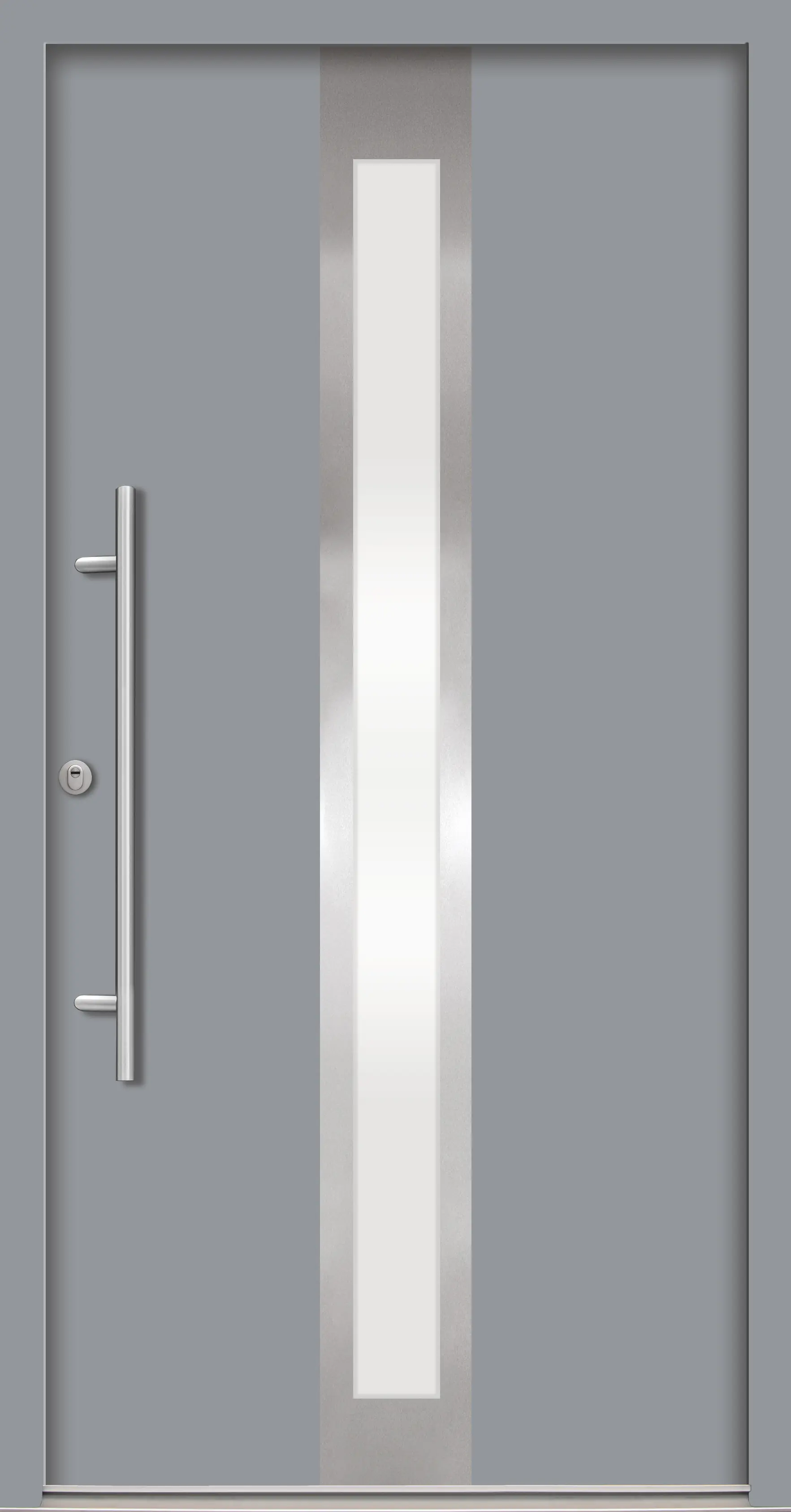 Splendoor Haustür Passivedoor Premium B01 RC2 Grau DIN Links 110 x 210 cm