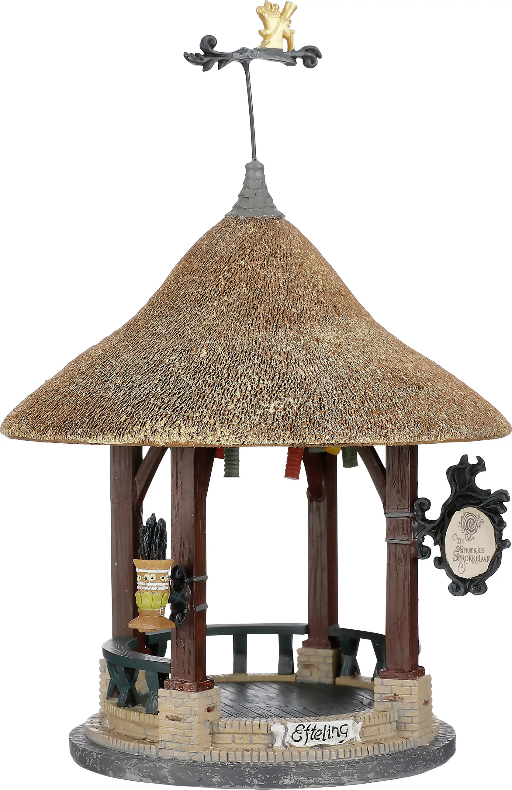 Luville Dekohaus Freizeitpark Efteling Ø 18 x 27 cm braun