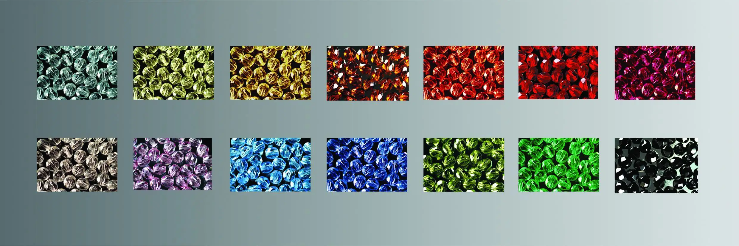 Glorex Glasschliffperlen 4mm topas, 100 Stück