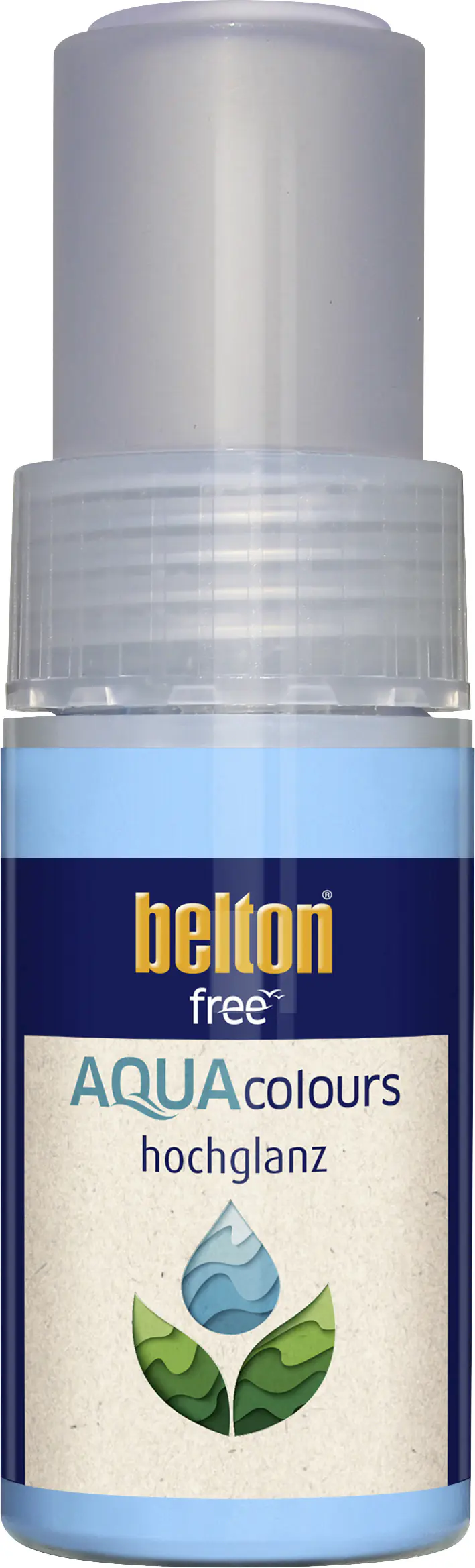 belton free Lackstift AQUAcolours 9 ml Klarlack hochglanz