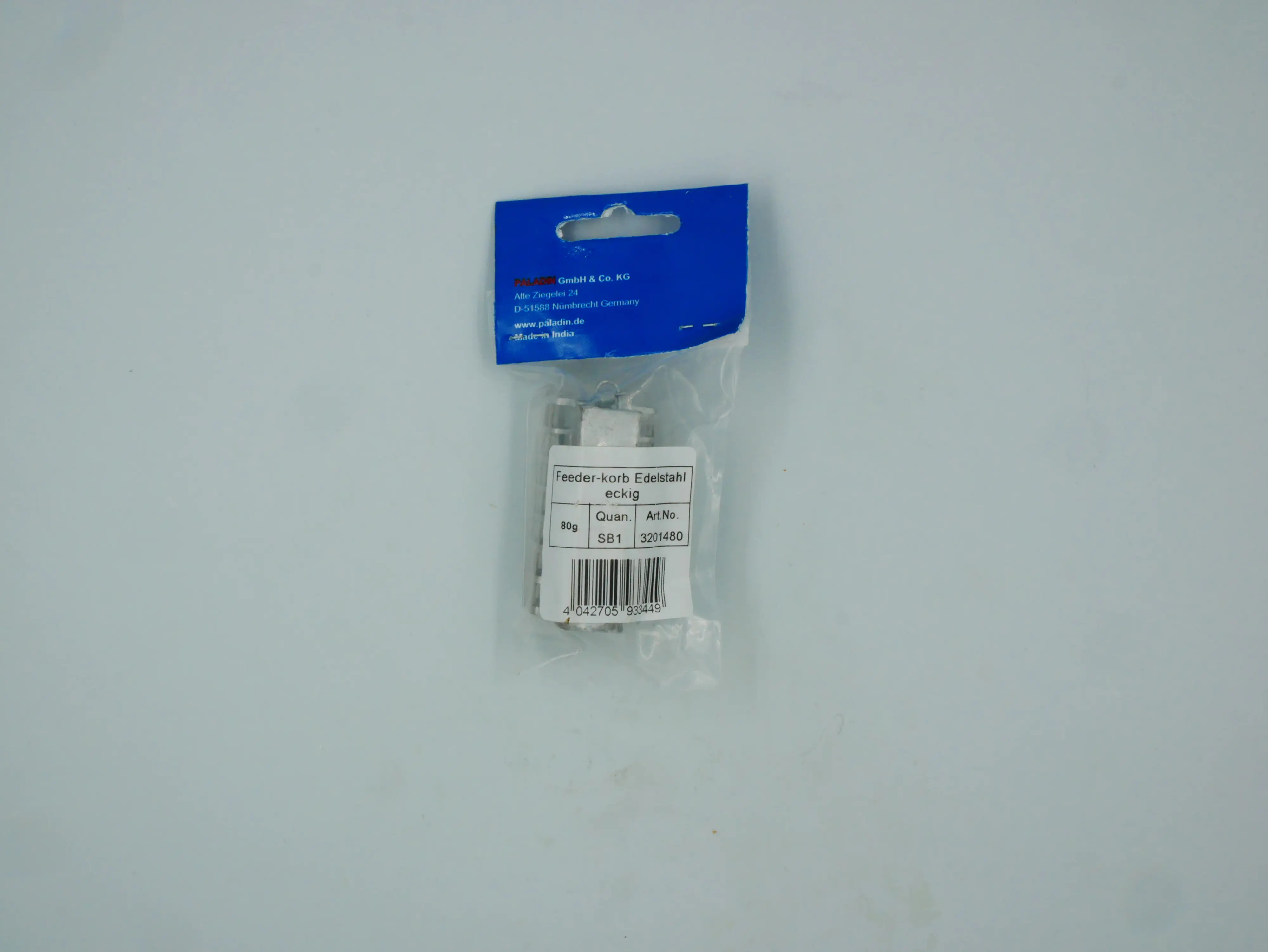 Paladin Feeder-Korb Edelstahl 80 g eckig 7 mm Gitterhöhe/80g/eckig