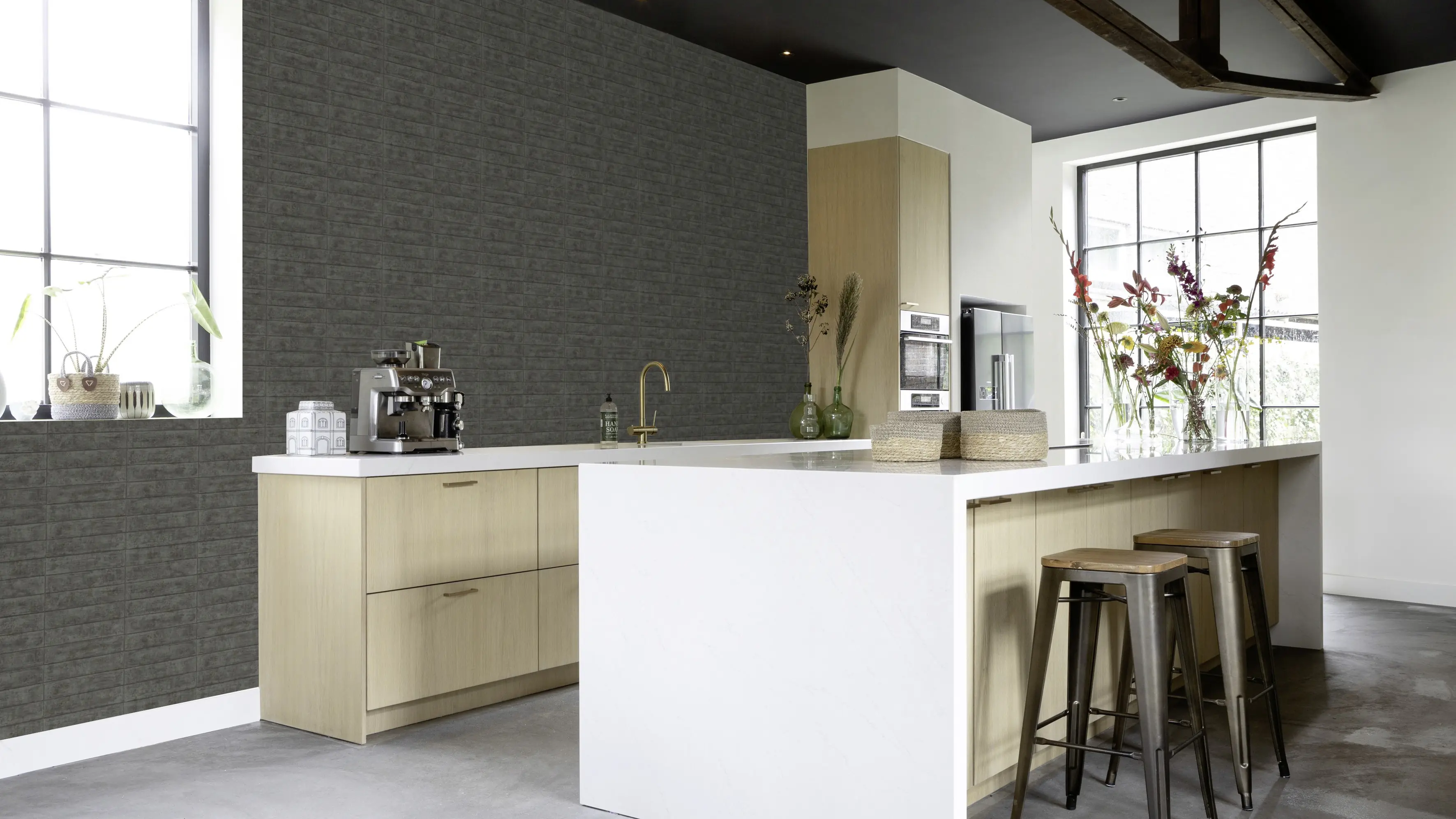 Rasch Vliestapete 499643 Schwarz-Anthrazit Muster & Motive 10,05 m x 0,53 m