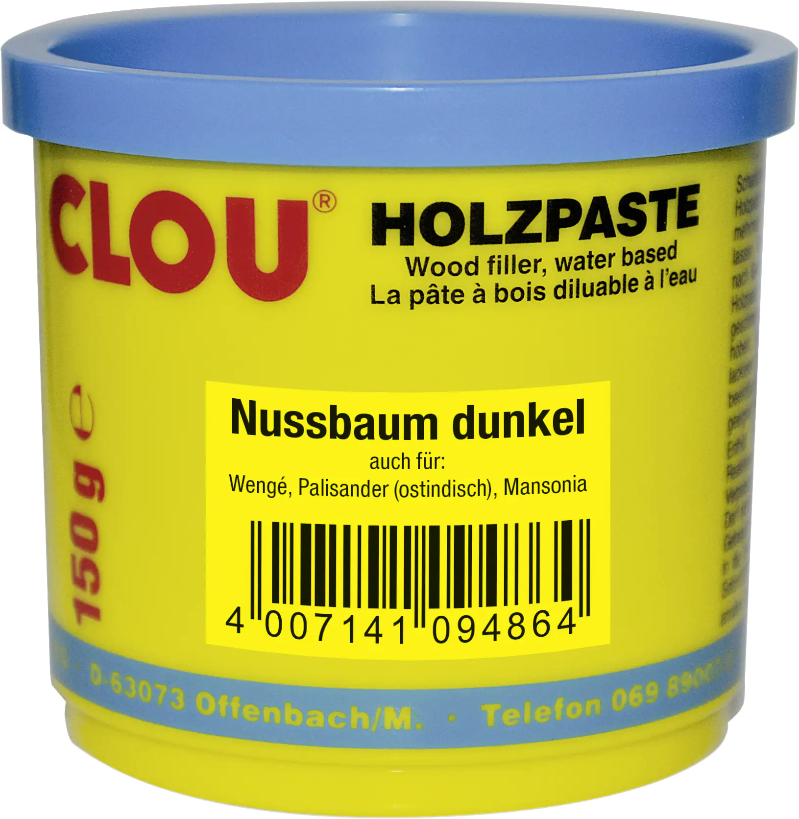 Clou Holzpaste 150 g nussbaum dunkel Clou Holzpaste 150 g nussbaum dunkel