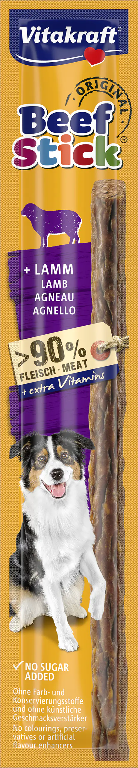 Vitakraft Beef Stick Lamm 1 Stück / 12 g Vitakraft Beef Stick Lamm 1 Stück / 12 g