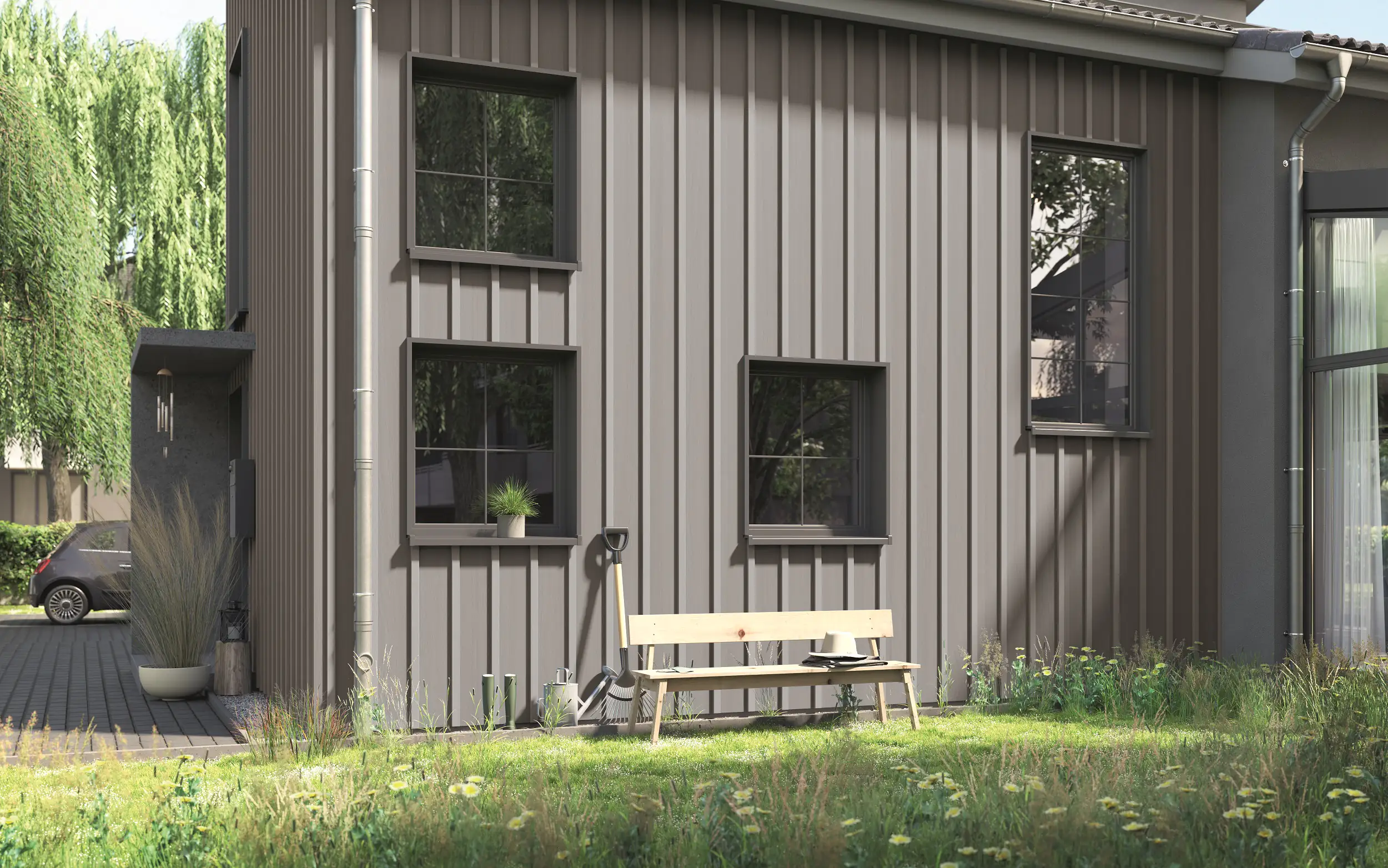 Alpina Wetterschutzfarbe halbdeckend 0,75 L vintagegrau Alpina Wetterschutzfarbe halbdeckend 0,75 L vintagegrau