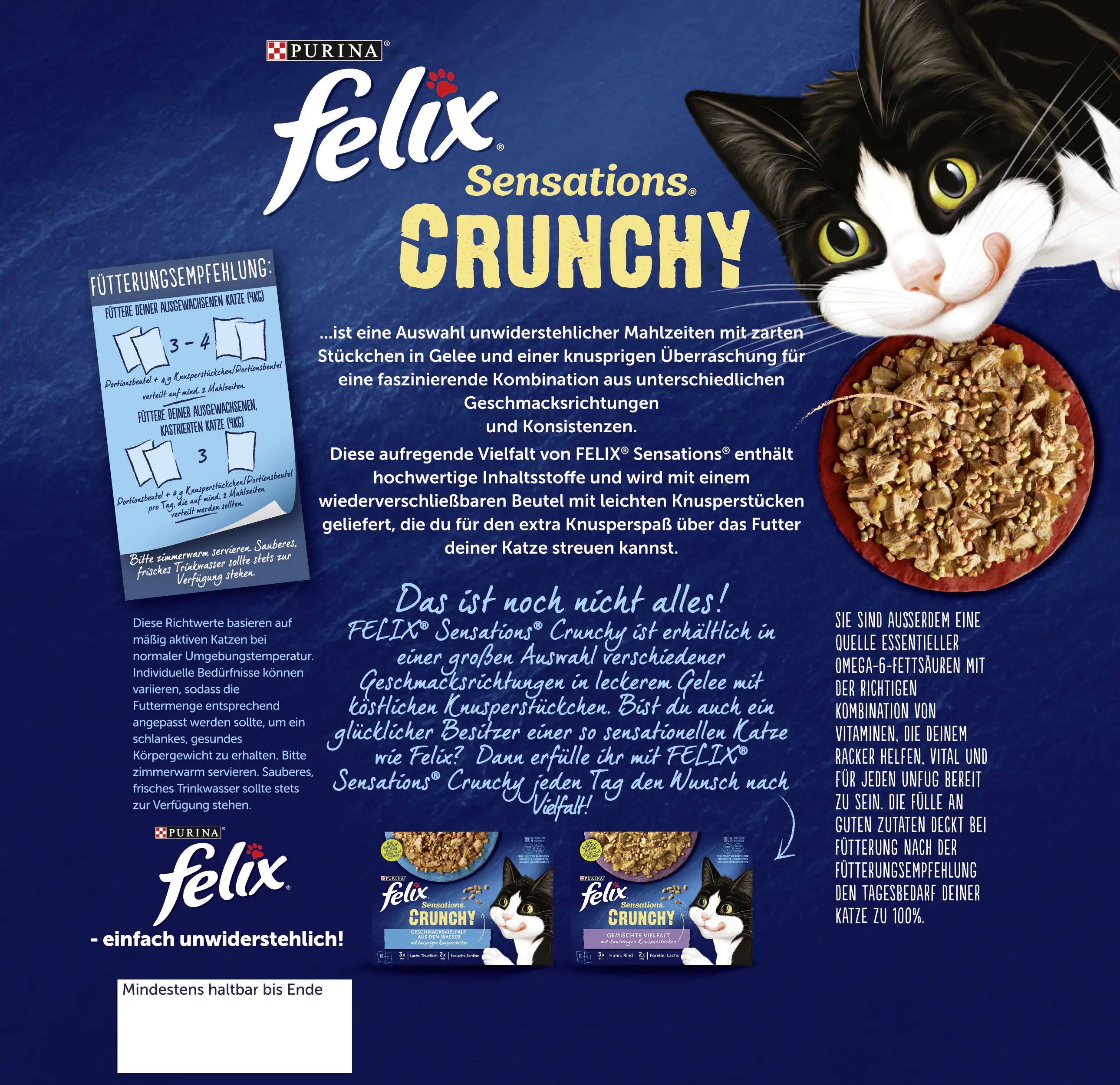 Felix Sens Crunchy Geschmacksvielfalt vom Land 20x 85g