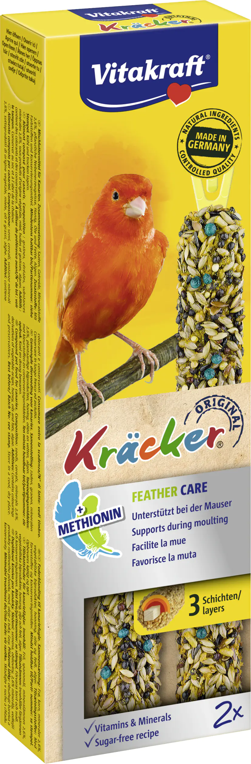 Vitakraft Kräcker® Feather Care 2 Stück / 60 g Vitakraft Kräcker® Feather Care 2 Stück / 60 g
