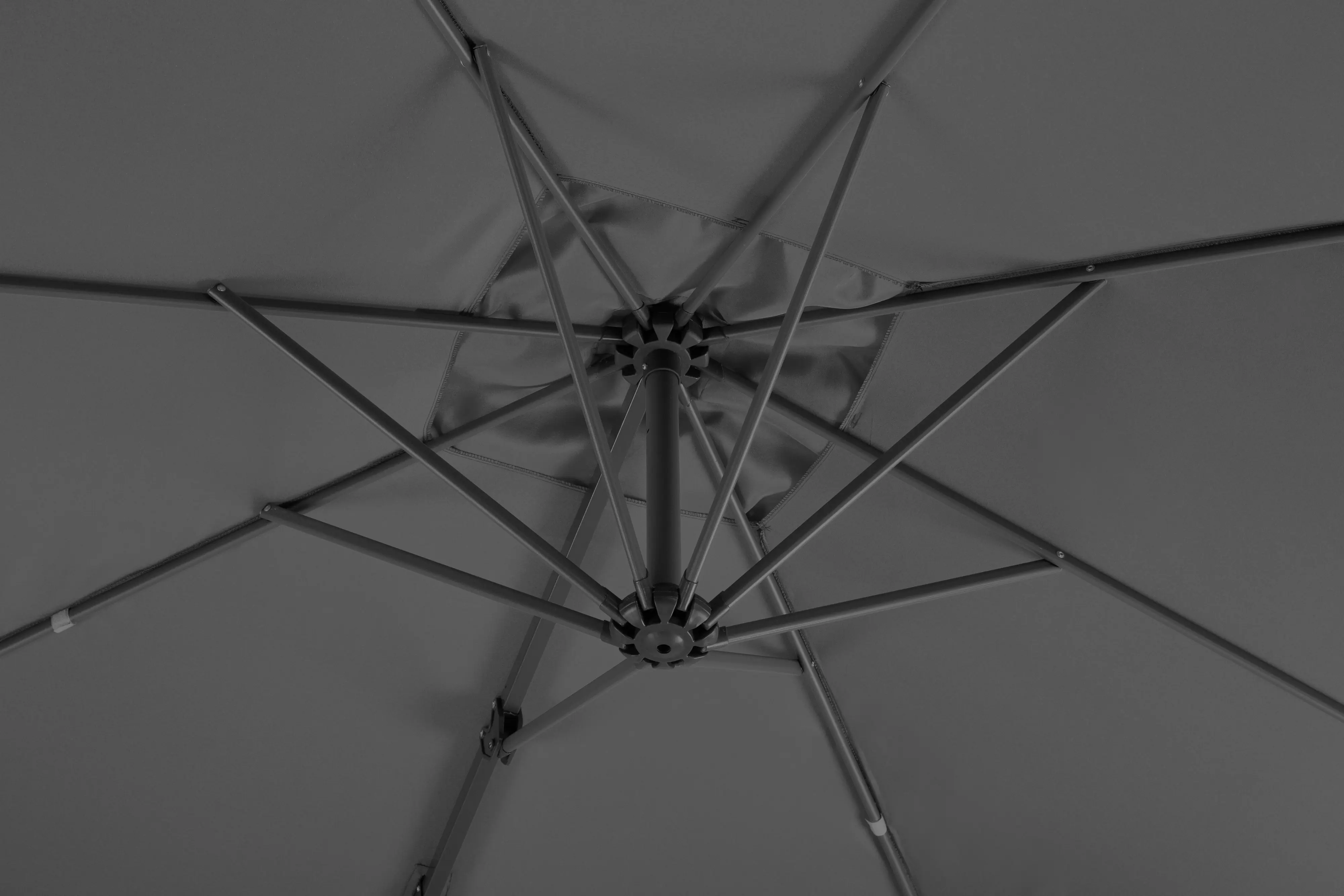 Schneider Ampelschirm Rhodos Junior anthrazit 270 x 270 cm