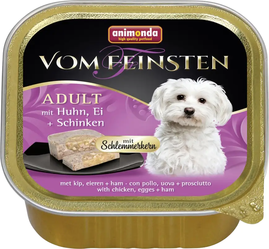 Animonda Vom Feinsten Adult Schlemmerkern mit Huhn Ei + Schinken 150 g