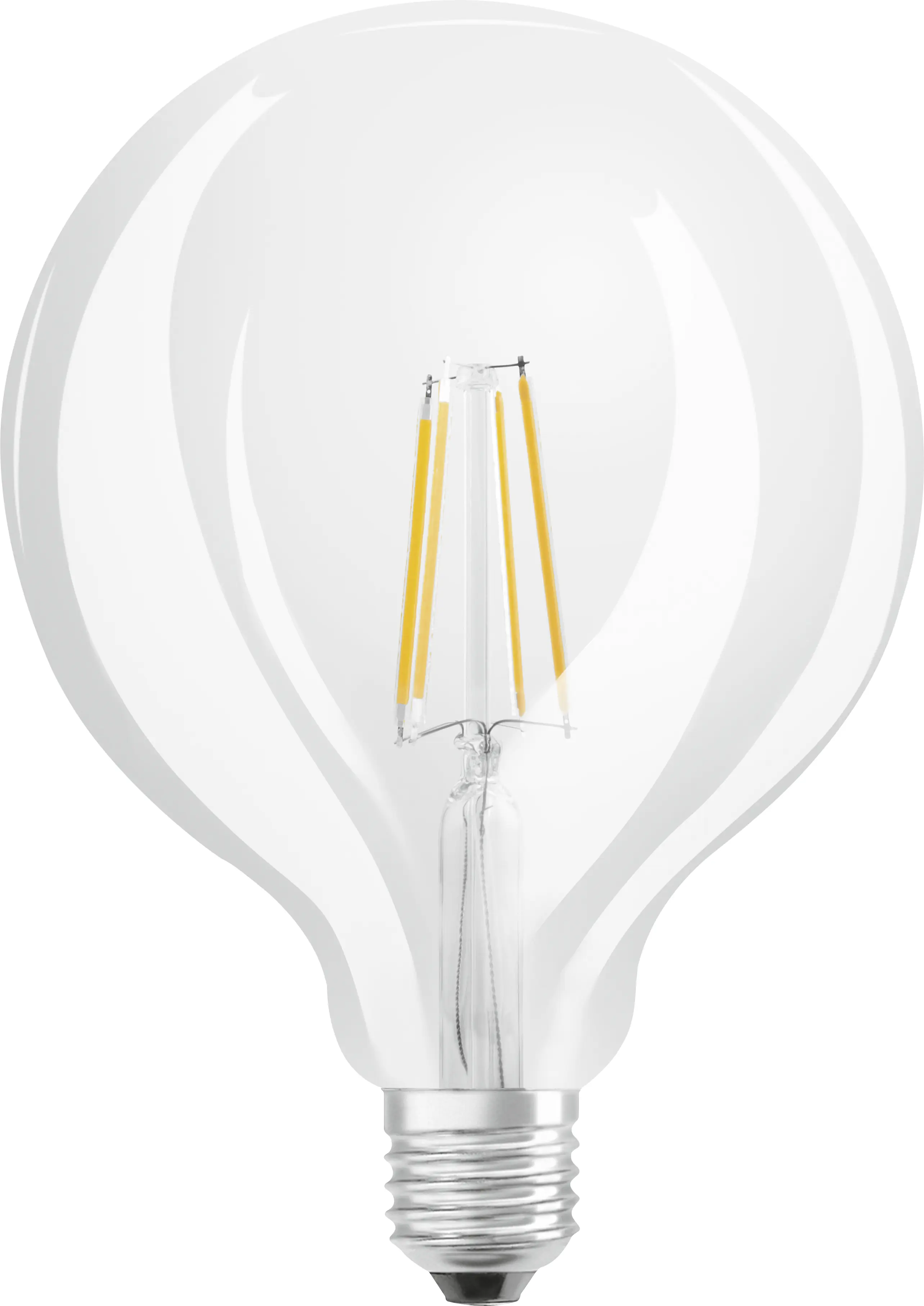 Osram LED Leuchtmittel Globe 125 E27 4 W warmweiß klar