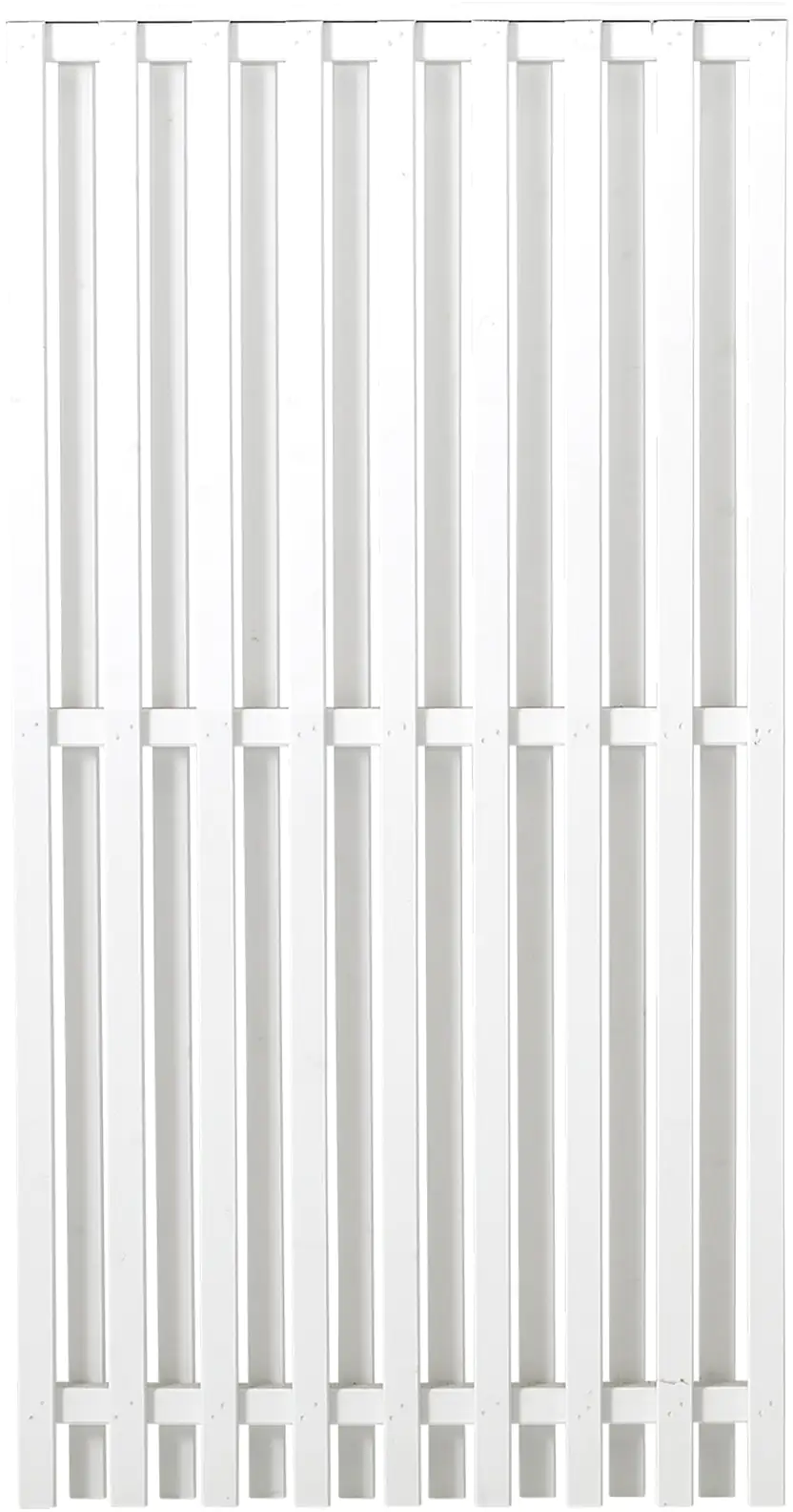 Plus Zaun Nagano 90 x 180 cm RAL 9010 Weiß