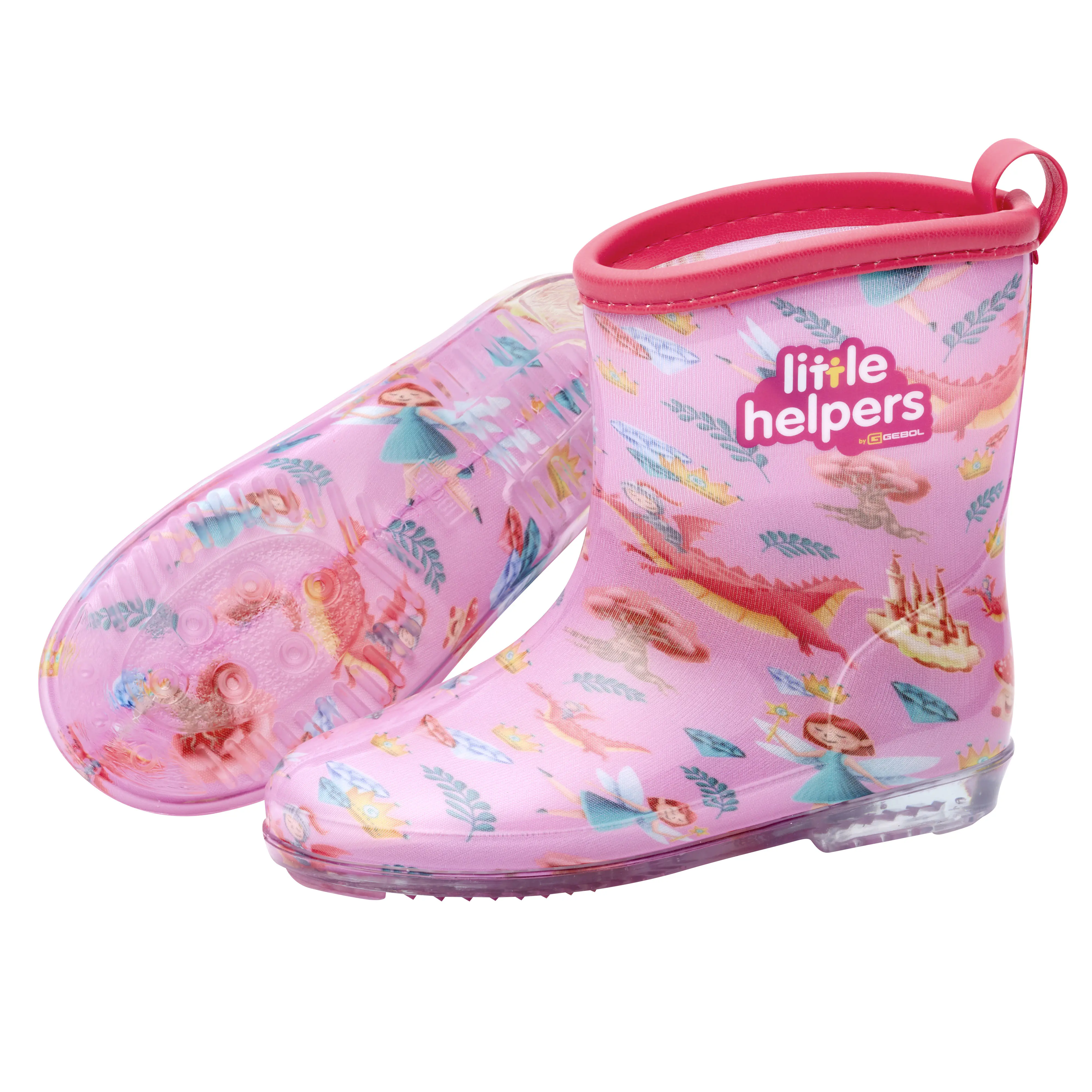 Gebol Gummistiefel Little Helpers Märchenwald pink