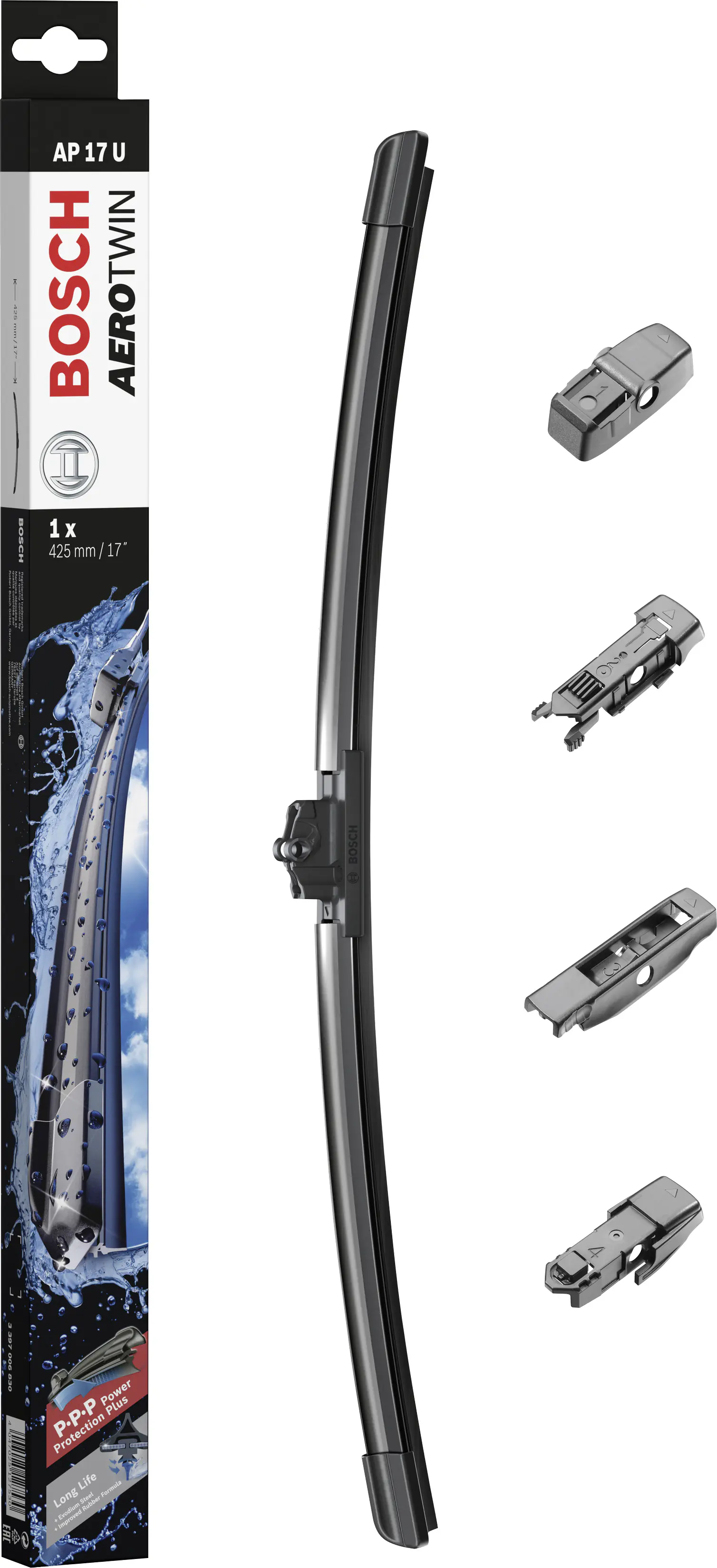 Bosch Scheibenwischer Wischblatt Aerotwin AP17U Bosch Scheibenwischer Wischblatt Aerotwin AP17U