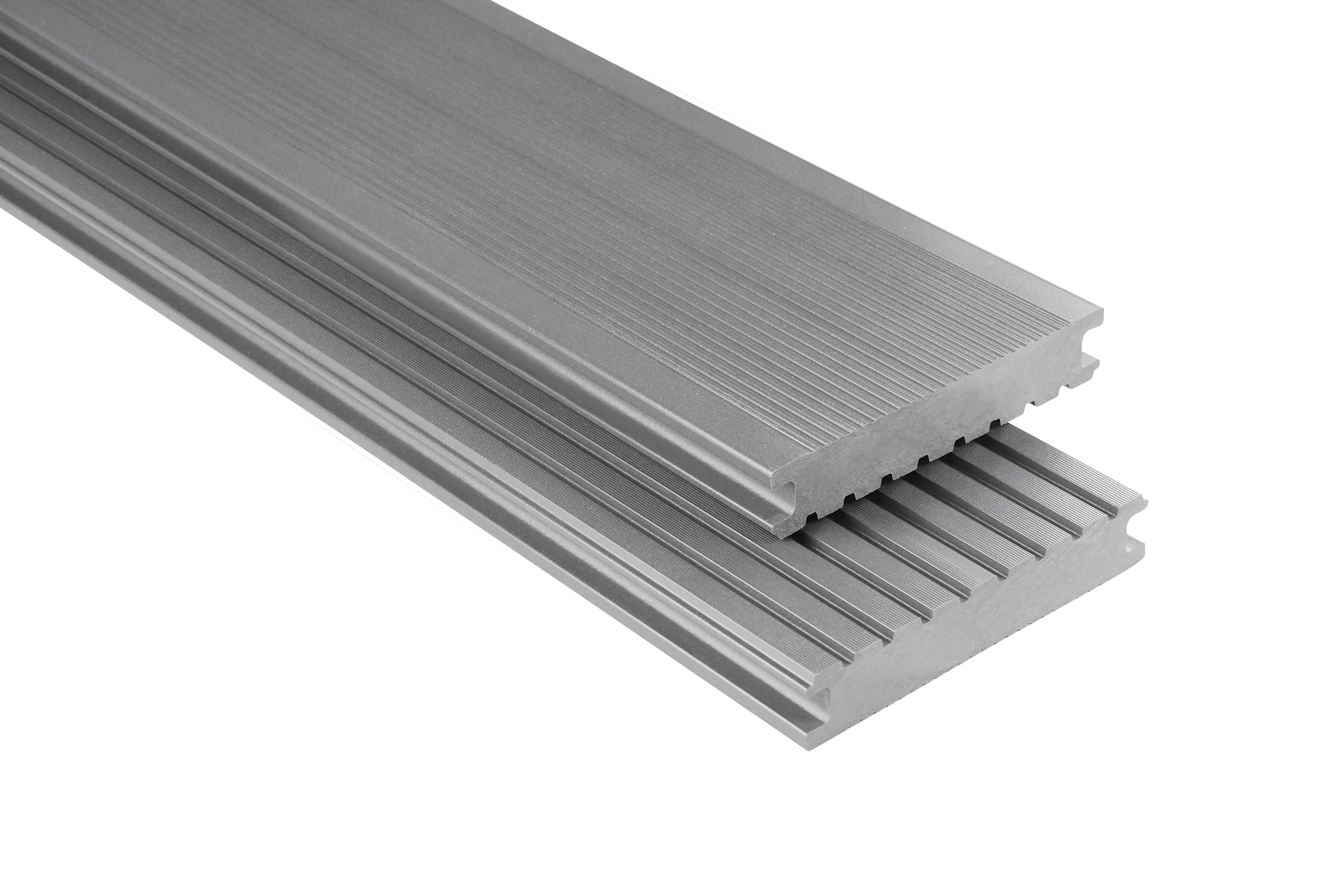 Kovalex Terrassendiele WPC Standard V 14,5 x 2,6 cm grau glatt Meterware Kovalex Terrassendiele WPC Standard V 14,5 x 2,6 cm grau glatt Meterware