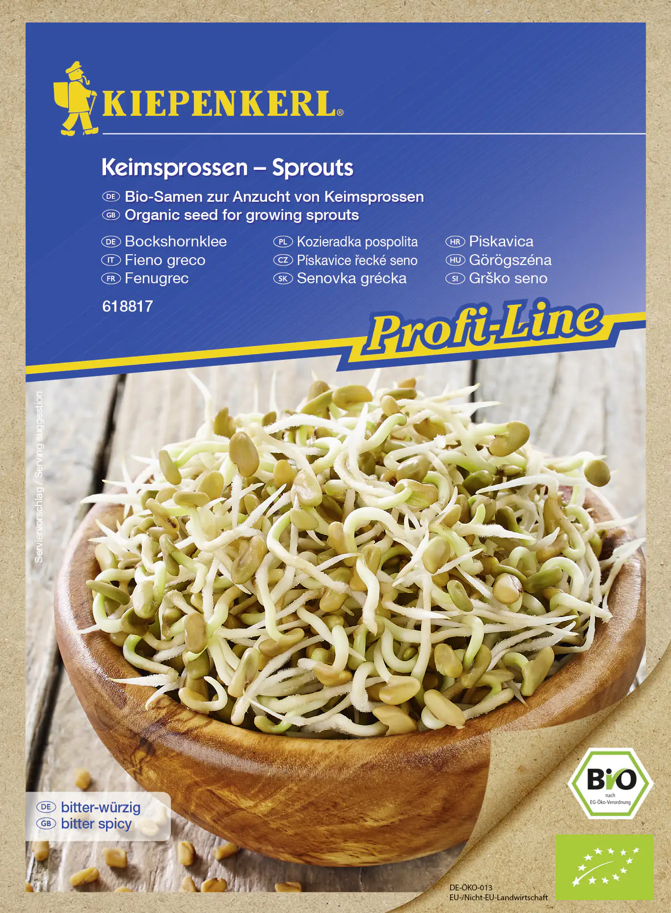 Kiepenkerl BIO Keimsprossen Bockshornklee 50 g
