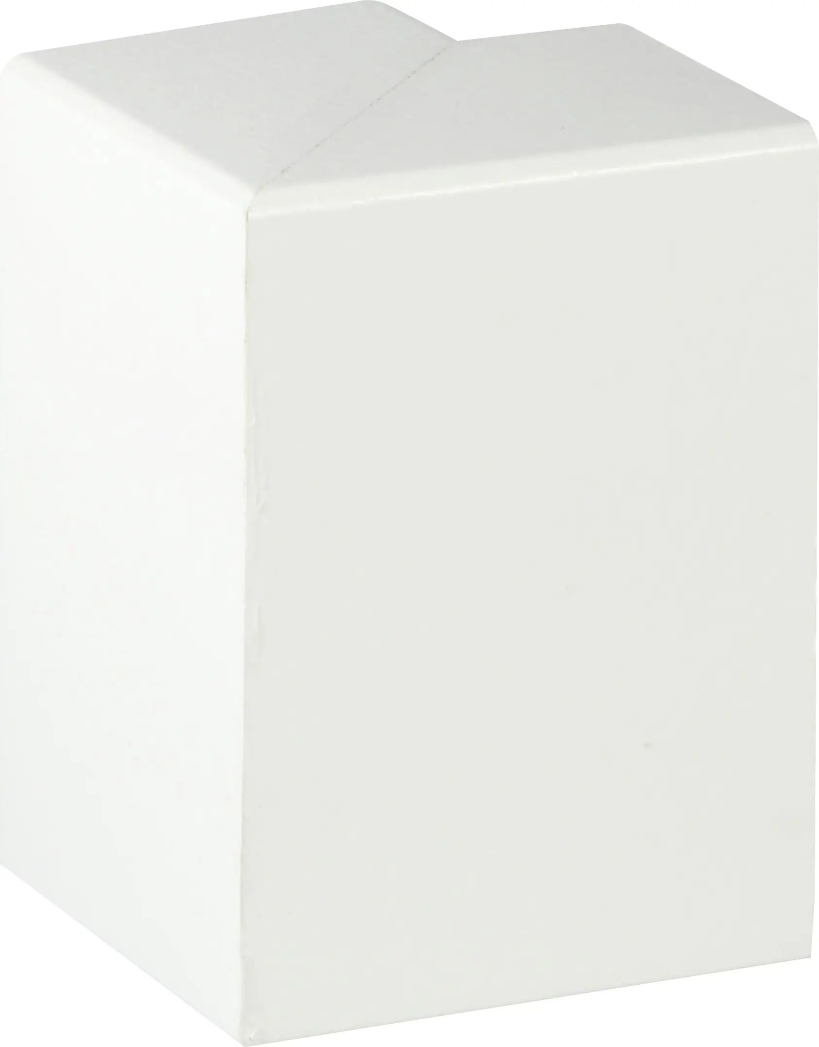 Neuhofer Außeneck für Rohrabdeckleiste 10 x 7 x 7 cm weiß