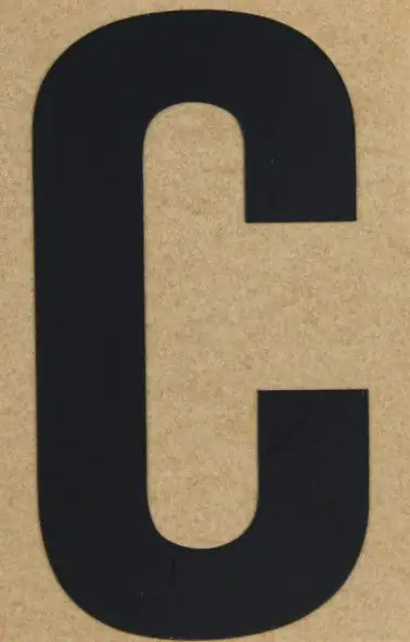 Conacord Klebebuchstabe 55 x 50 mm