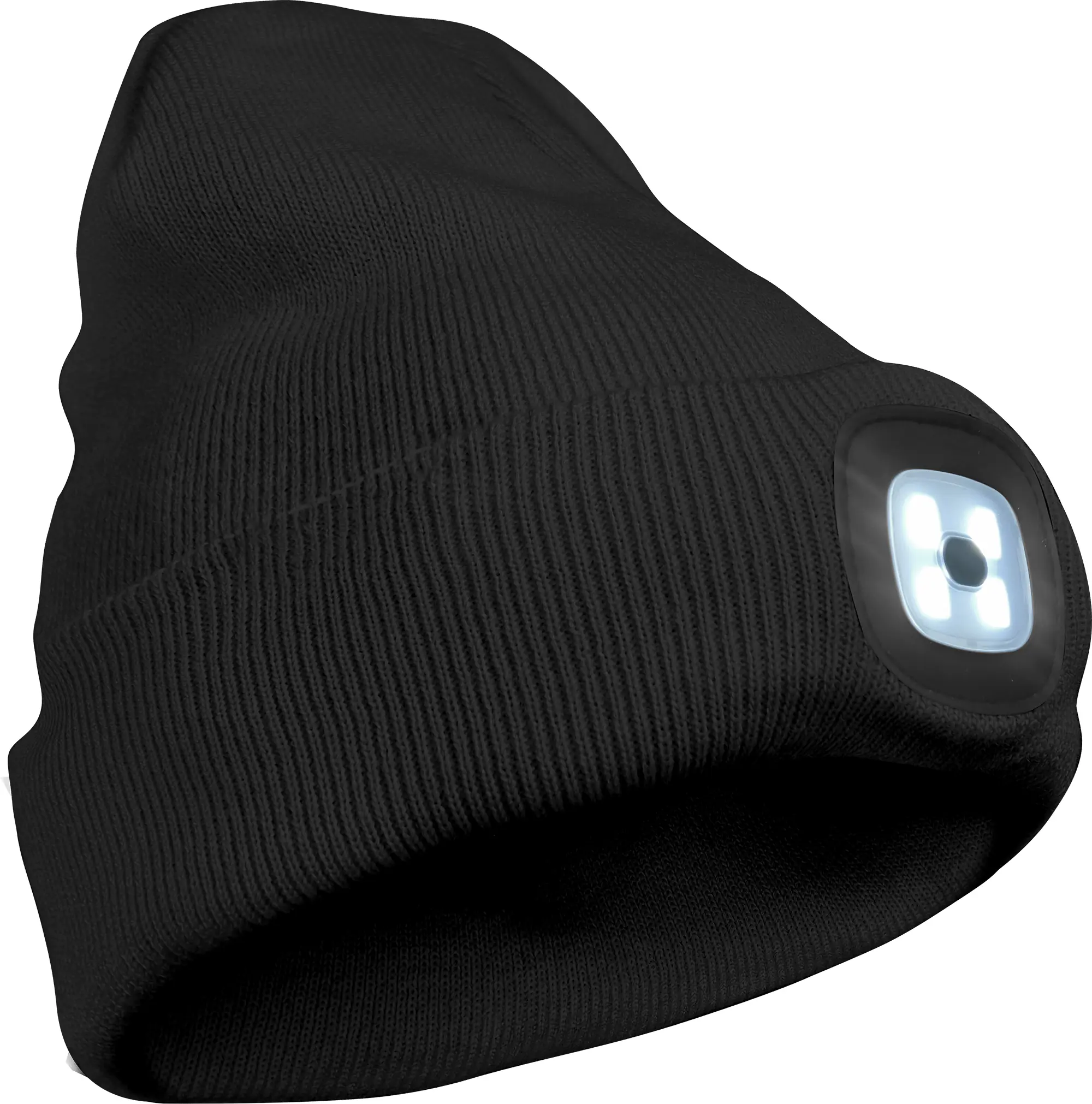 Primaster Mütze Beanie mit LED-Licht laden per USB Primaster Mütze Beanie mit LED-Licht laden per USB
