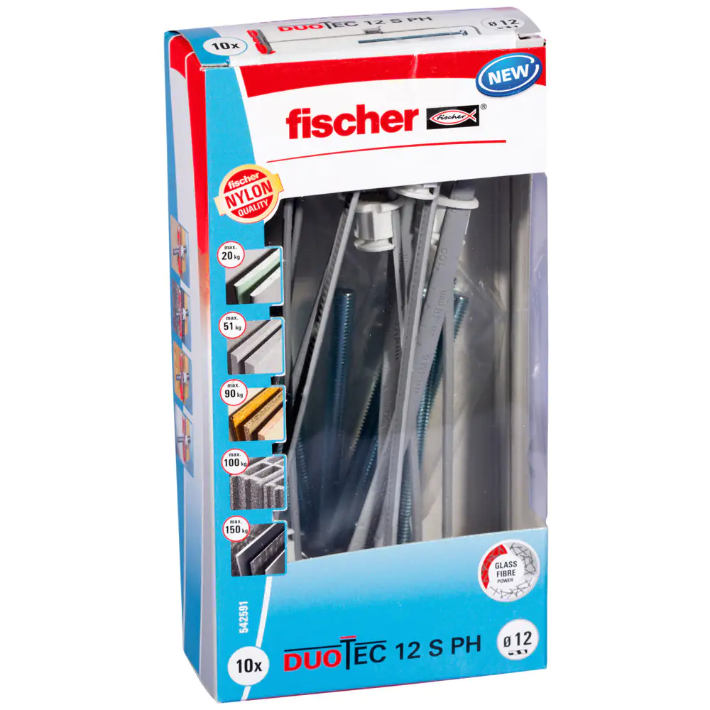Fischer Kippdübel Duotec 12.0 x 60 mm - 10 Stück