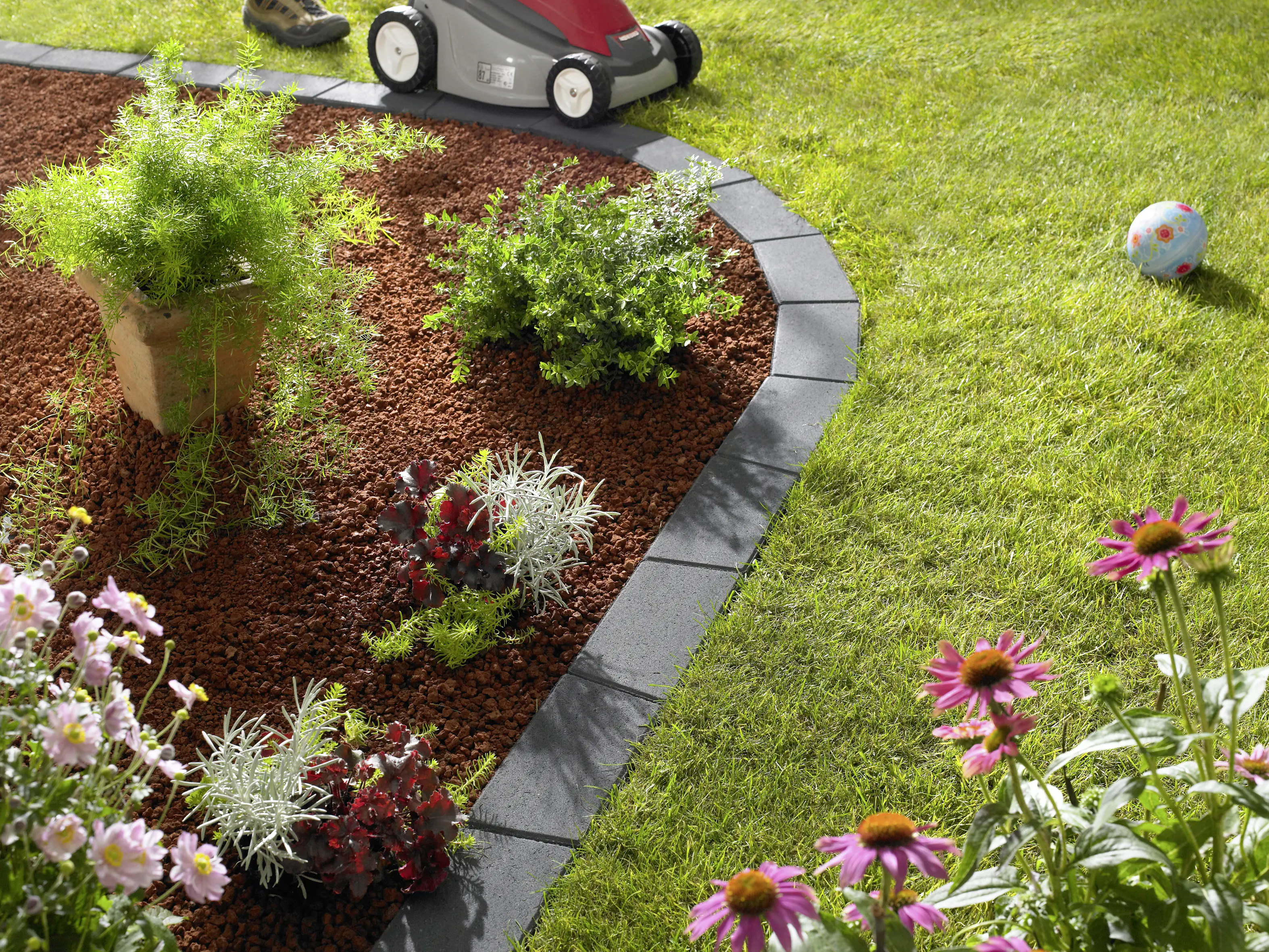 Kann Rasenkante Vigneto 24 x 12 x 4,5 cm anthrazit Kann Rasenkante Vigneto 24 x 12 x 4,5 cm anthrazit